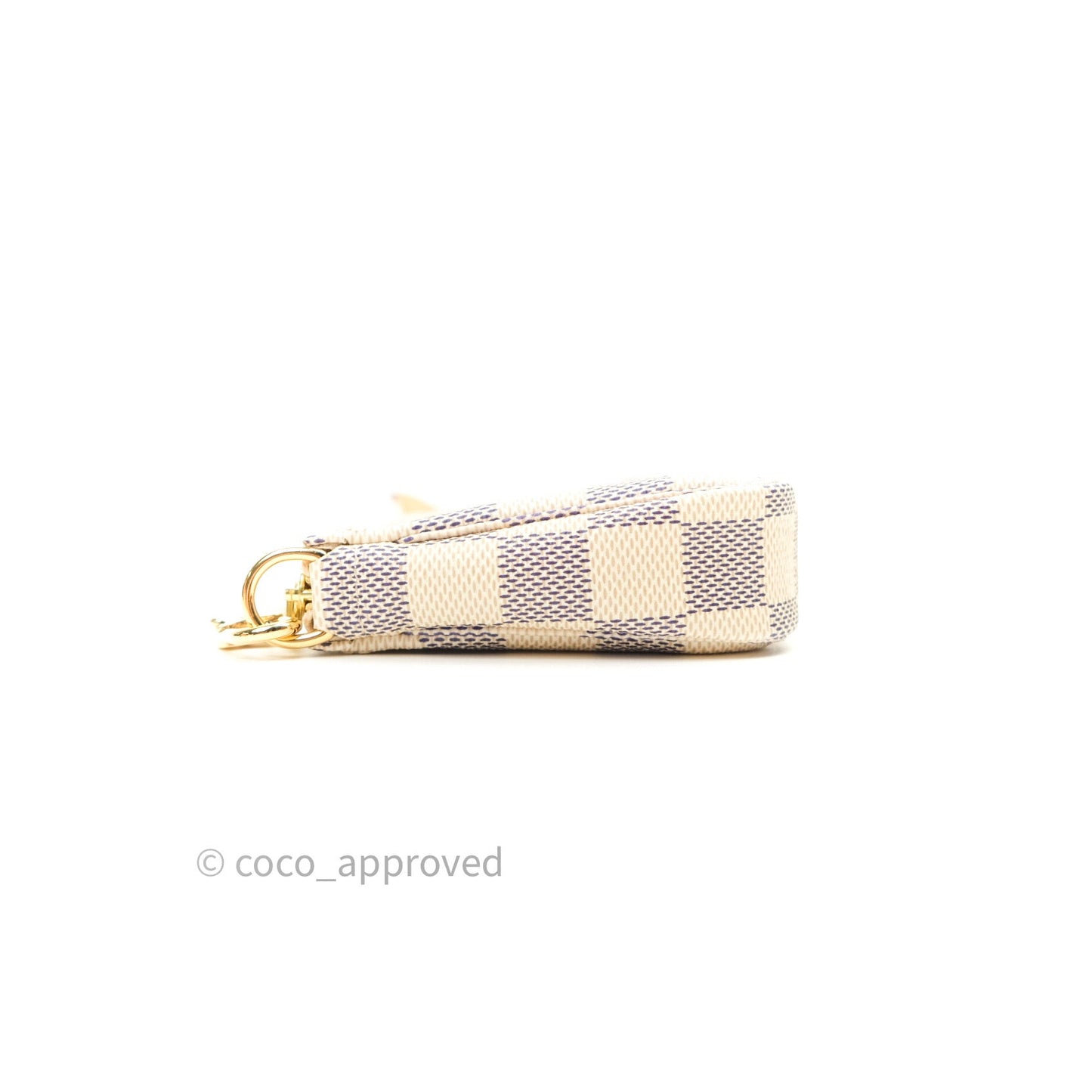 Louis Vuitton Mini Pochette Accessories⁣ Damier Azur Canvas