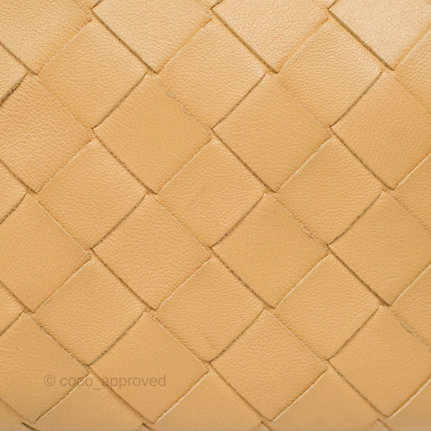 Bottega Veneta Mini Jodie Clutch Bag Intrecciato Almond Lambskin Gold Hardware