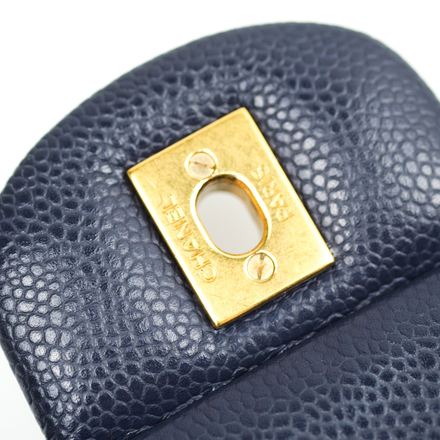 Chanel Jumbo Double Flap Navy Caviar Gold Hardware⁣⁣