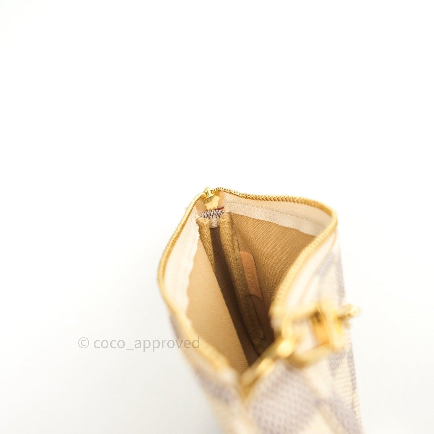 Louis Vuitton Mini Pochette Accessories⁣ Damier Azur Canvas