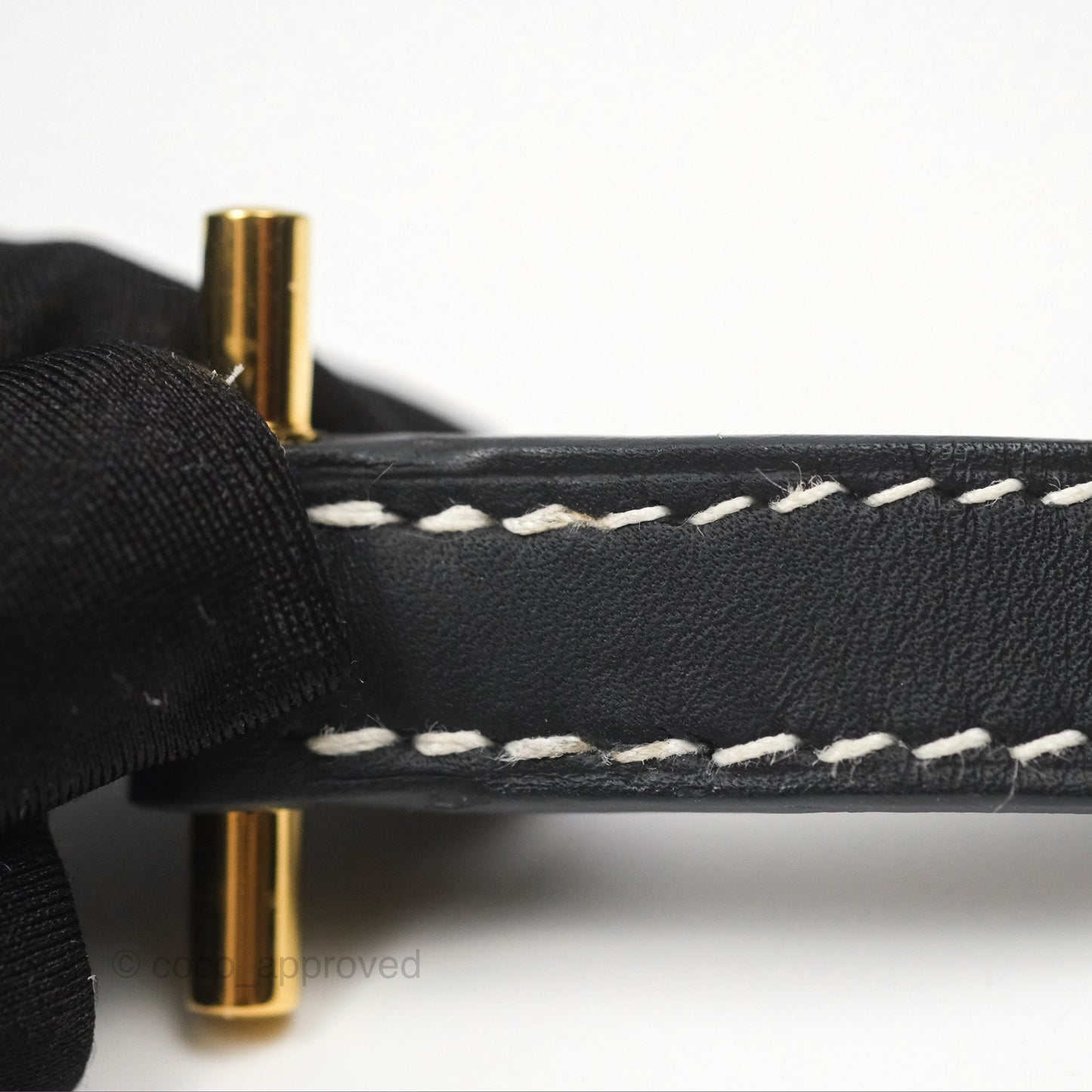Hermès Roulis 23 Noir 89 Sombrero Gold Hardware