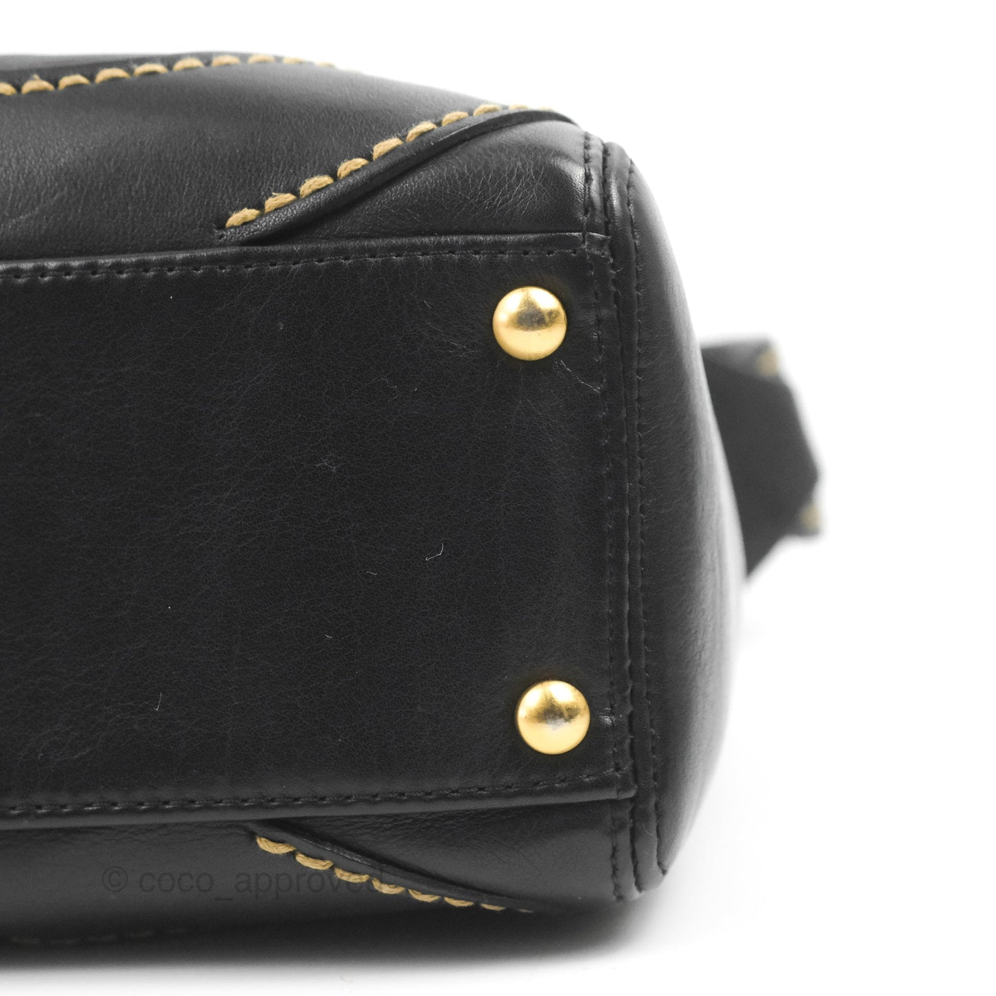 Chanel Vintage CC Shoulder Bag Black Calfskin