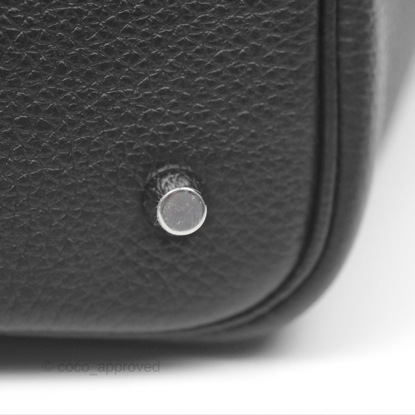 Hermès Picotin 22 Black Noir 89 Clemence Palladium Hardware