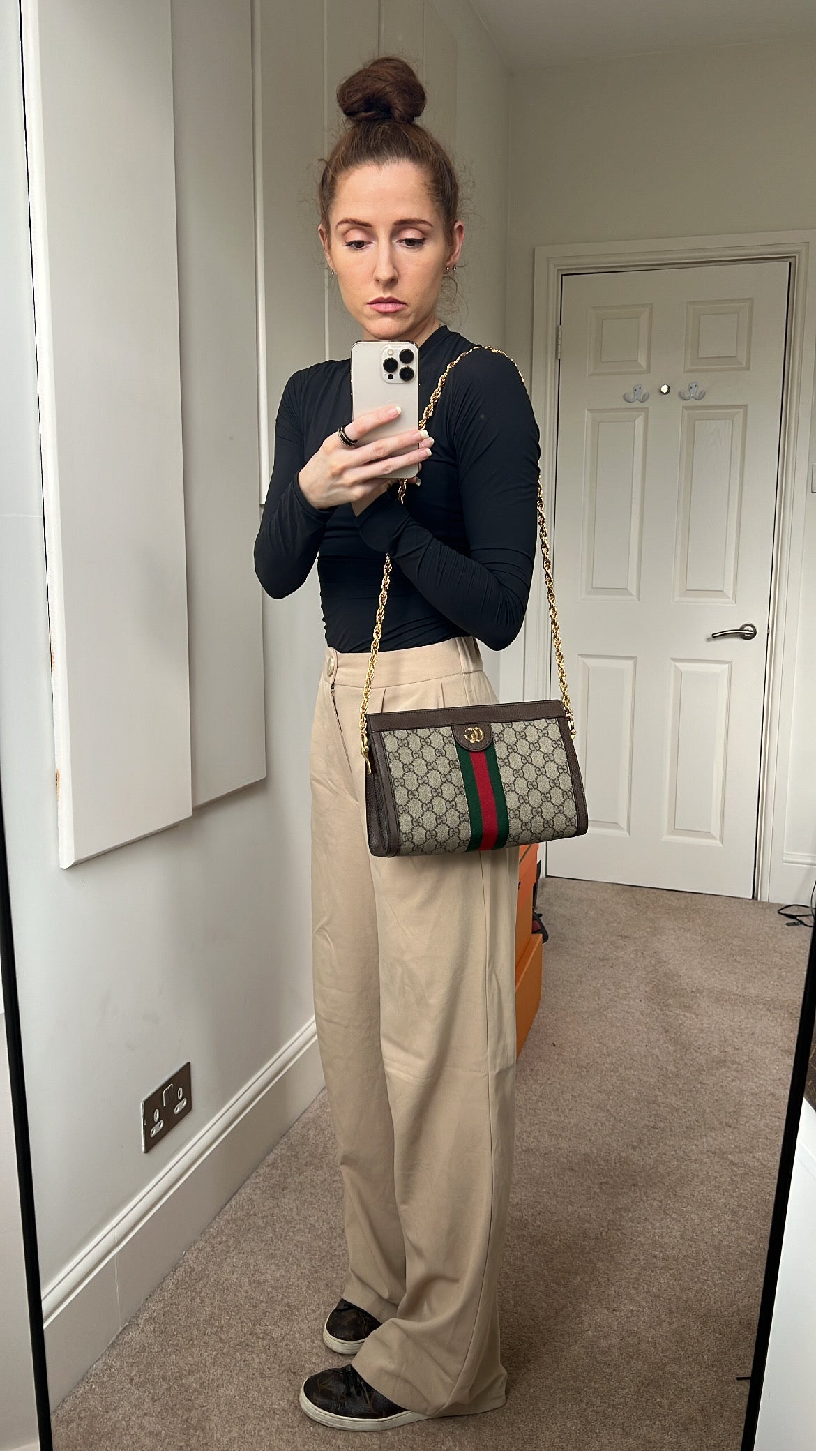 Luxury Gucci Supreme Ophidia Small Shoulder Bag