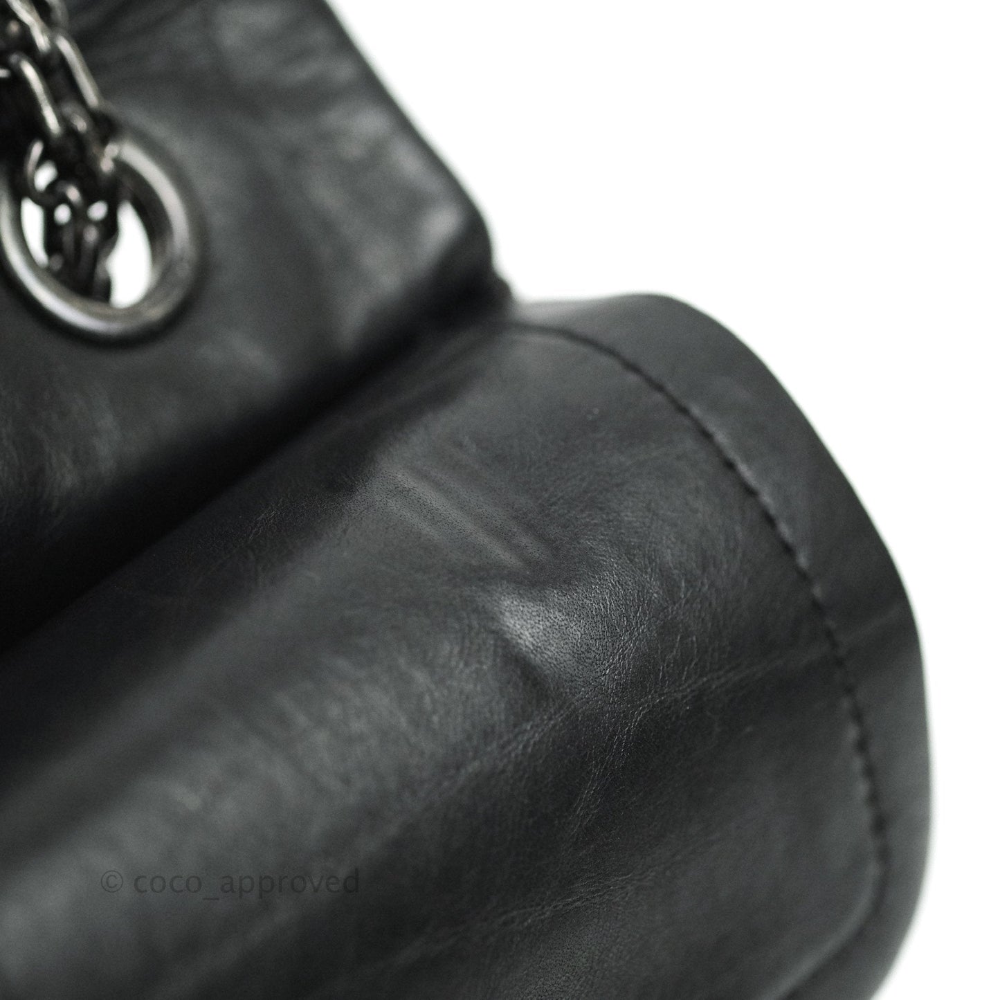 Chanel Reissue Quilted Aged Calfskin Black Ruthenium Hardware 226