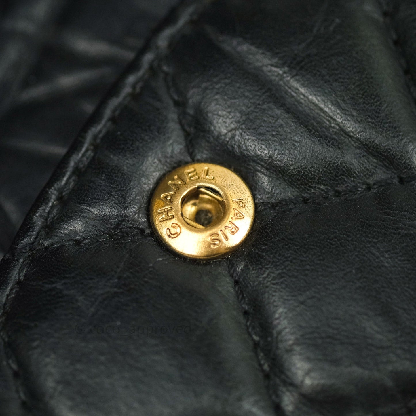 Chanel Reissue Quilted Aged Calfskin Black Gold Hardware 226
