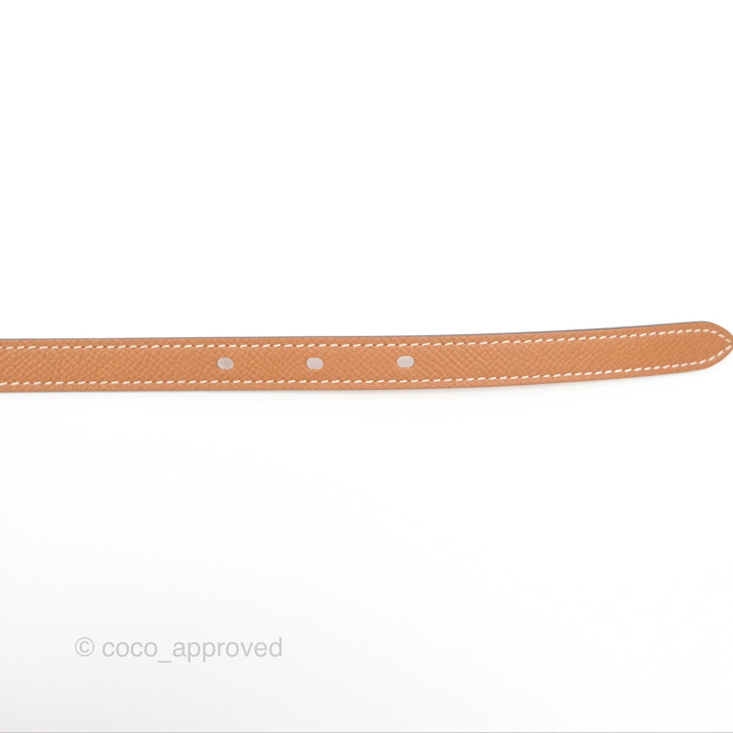 Hermes Pop H 15 Belt Gold Epsom Rose Gold Hardware