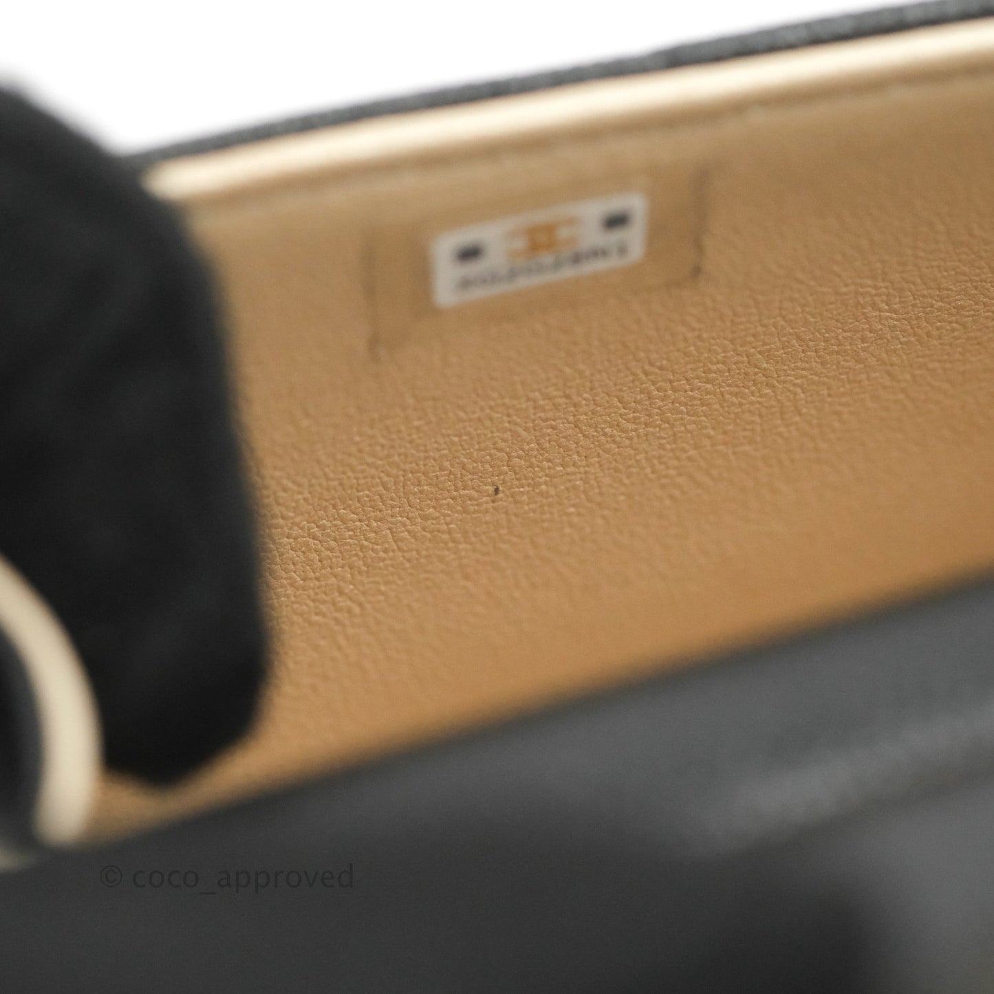 Chanel Clutch with Chain Black Caviar Gold Hardware 22K