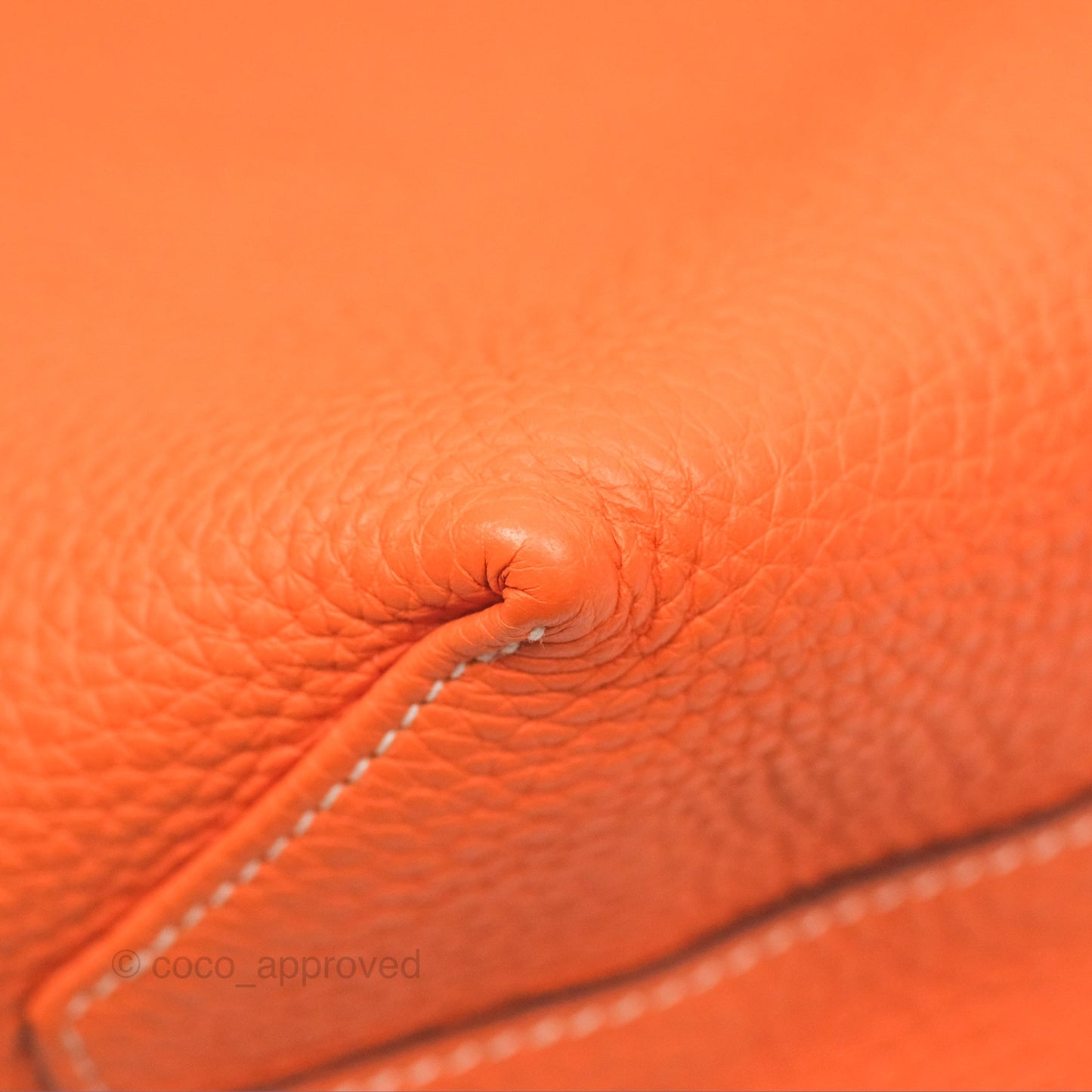 Hermès Double Sens Tote 36 Gold/ Orange Clemence