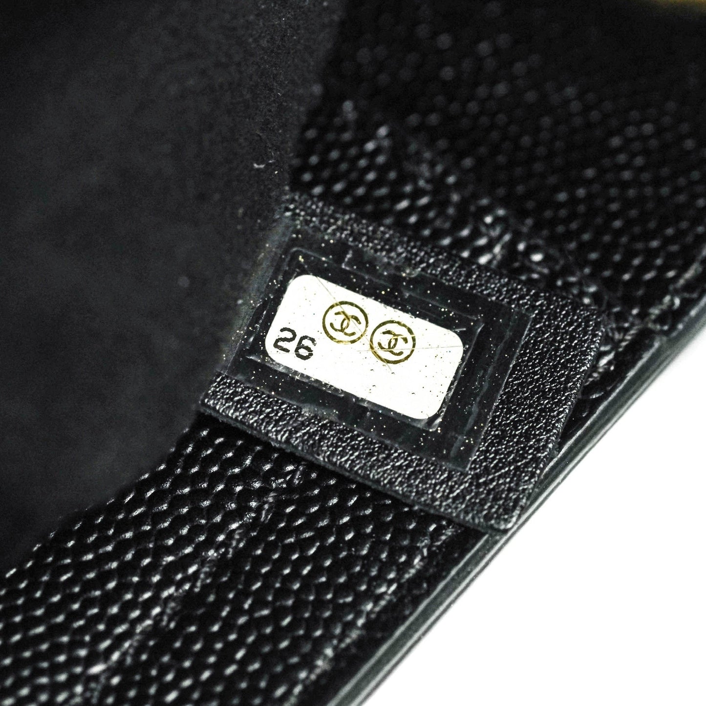 Chanel Studded Black Caviar Deauville Small Shopping Bag