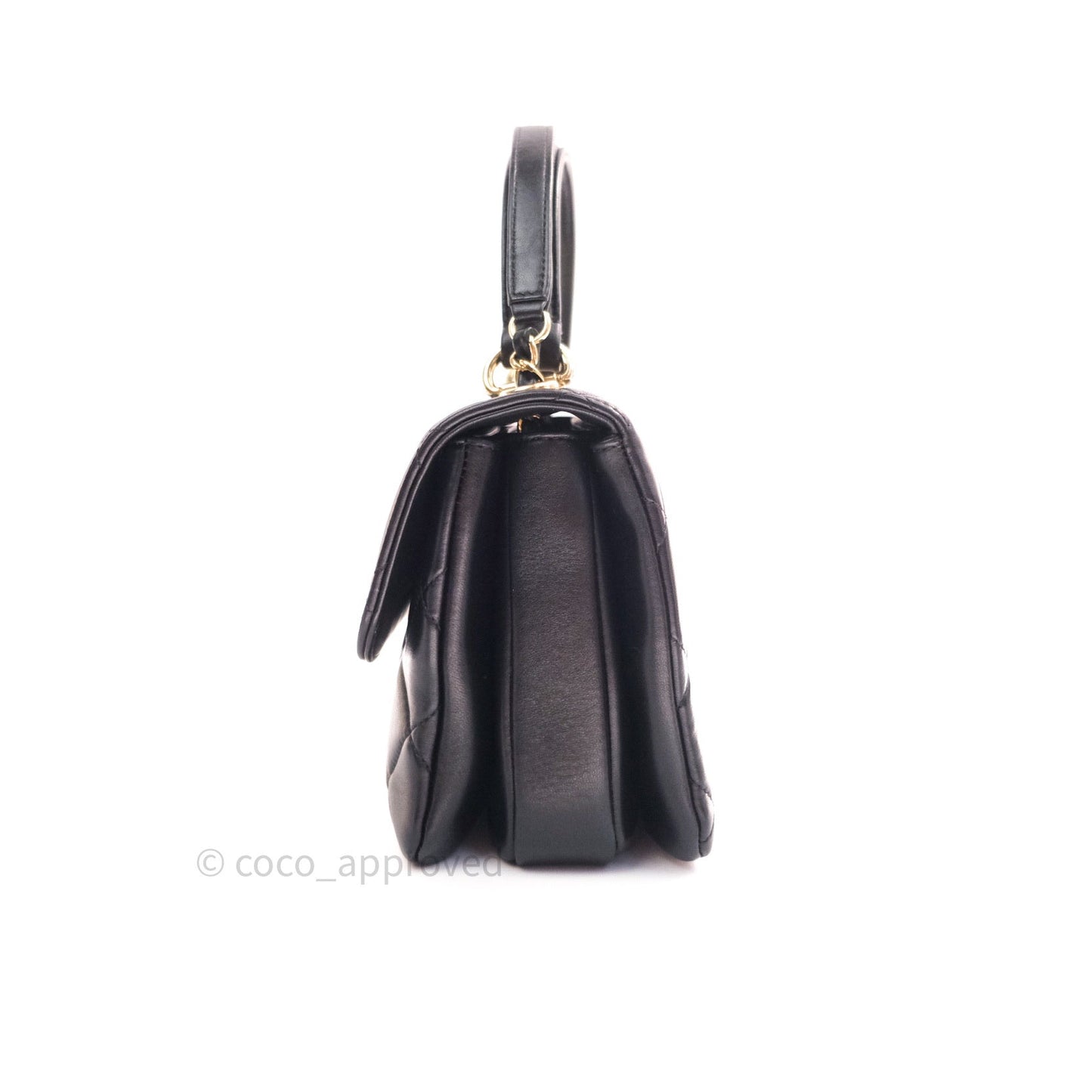 Chanel Trendy CC Small Black Lambskin Gold Hardware