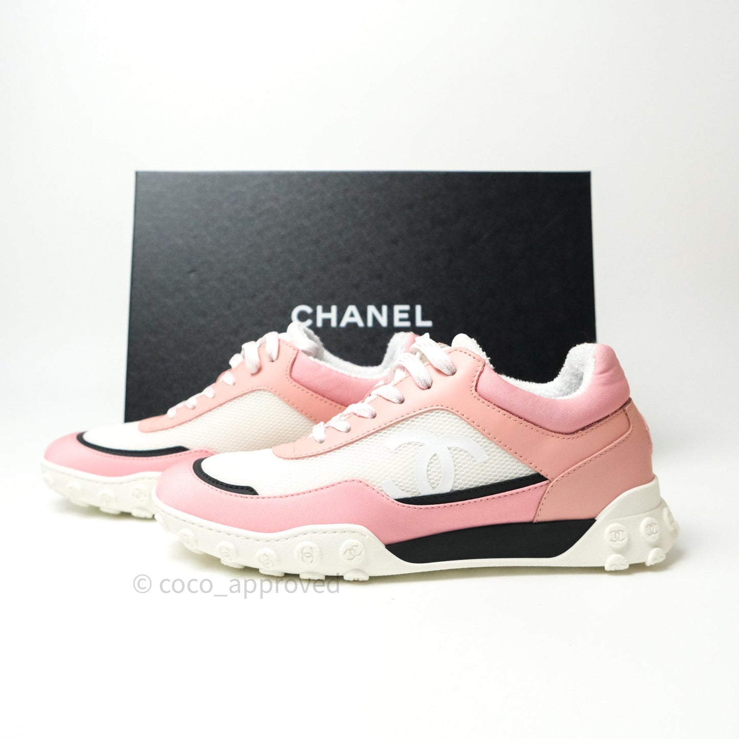 Chanel CC Trainers Pink 38
