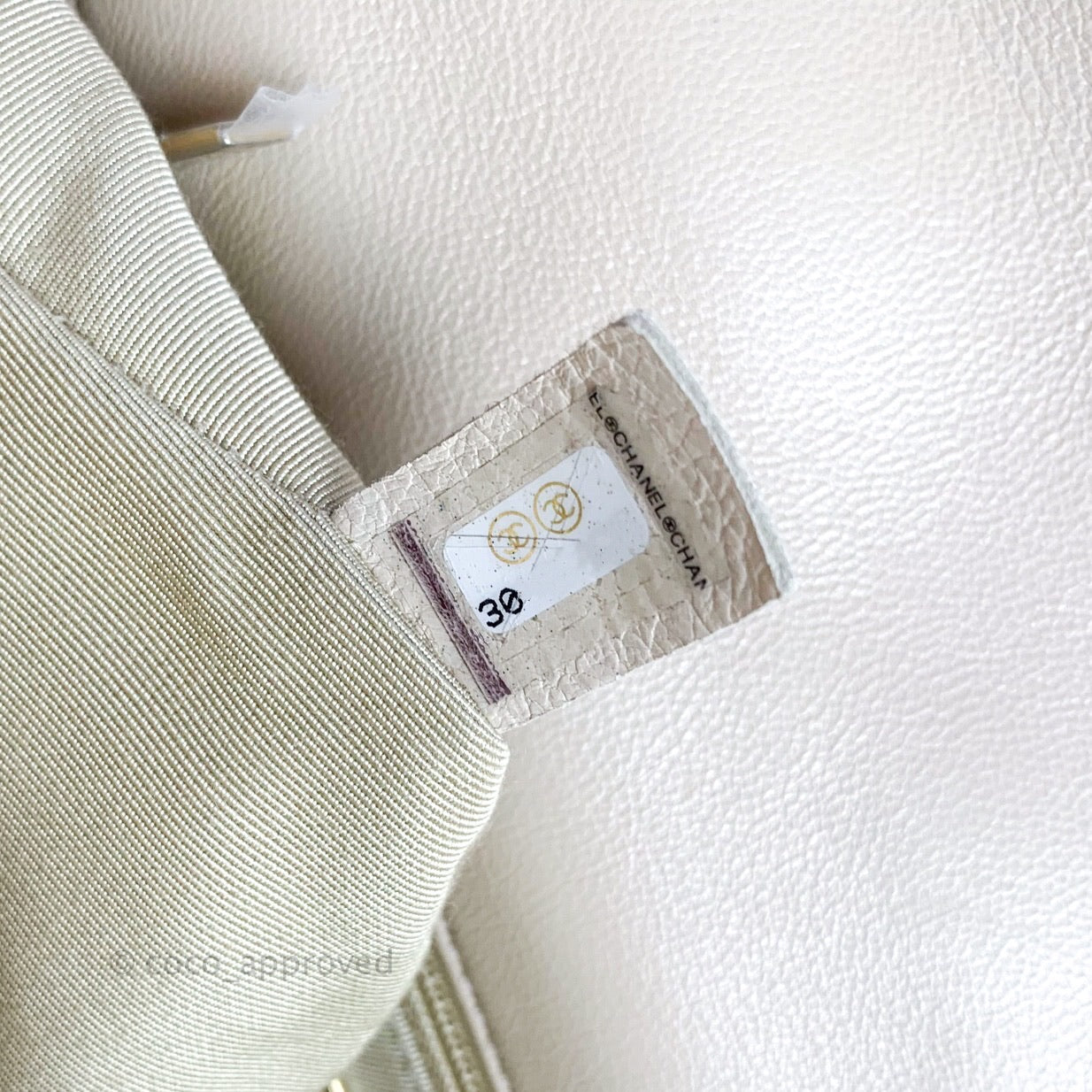 Chanel 19 Small Beige Goatskin Mixed Hardware