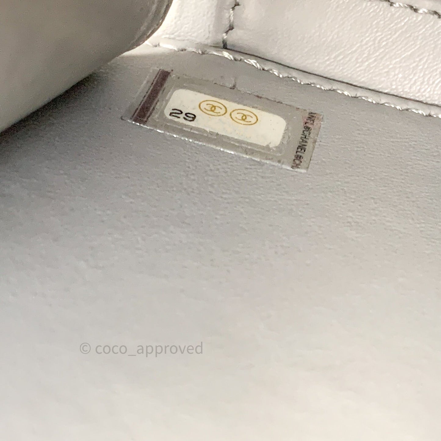 Chanel Quilted Medium CC Filigree Vanity Case Grey Caviar Light Gold Hardware