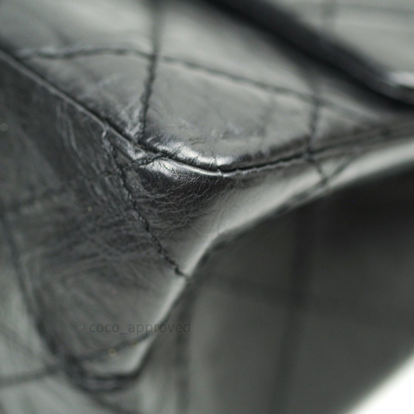 Chanel Reissue Quilted Aged Calfskin Black Ruthenium Hardware 226