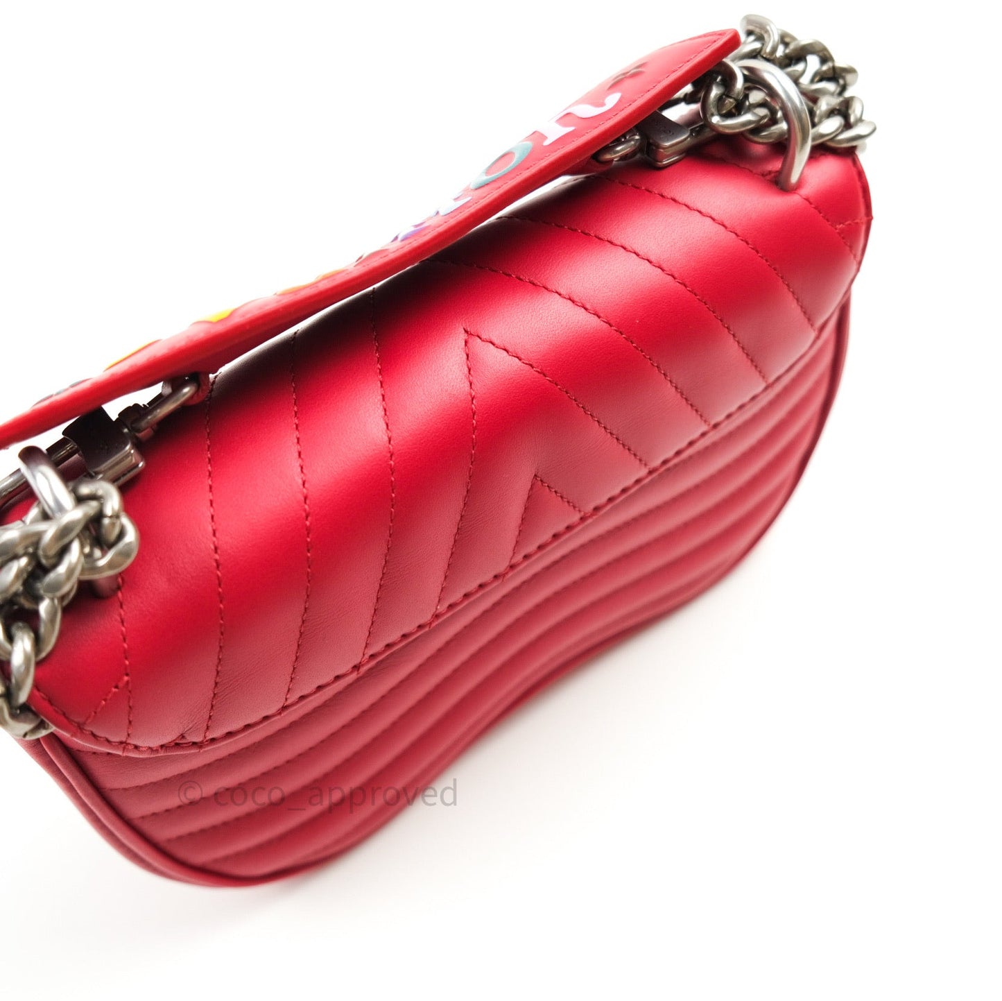 Louis Vuitton New Wave Chain Red Calfskin PM