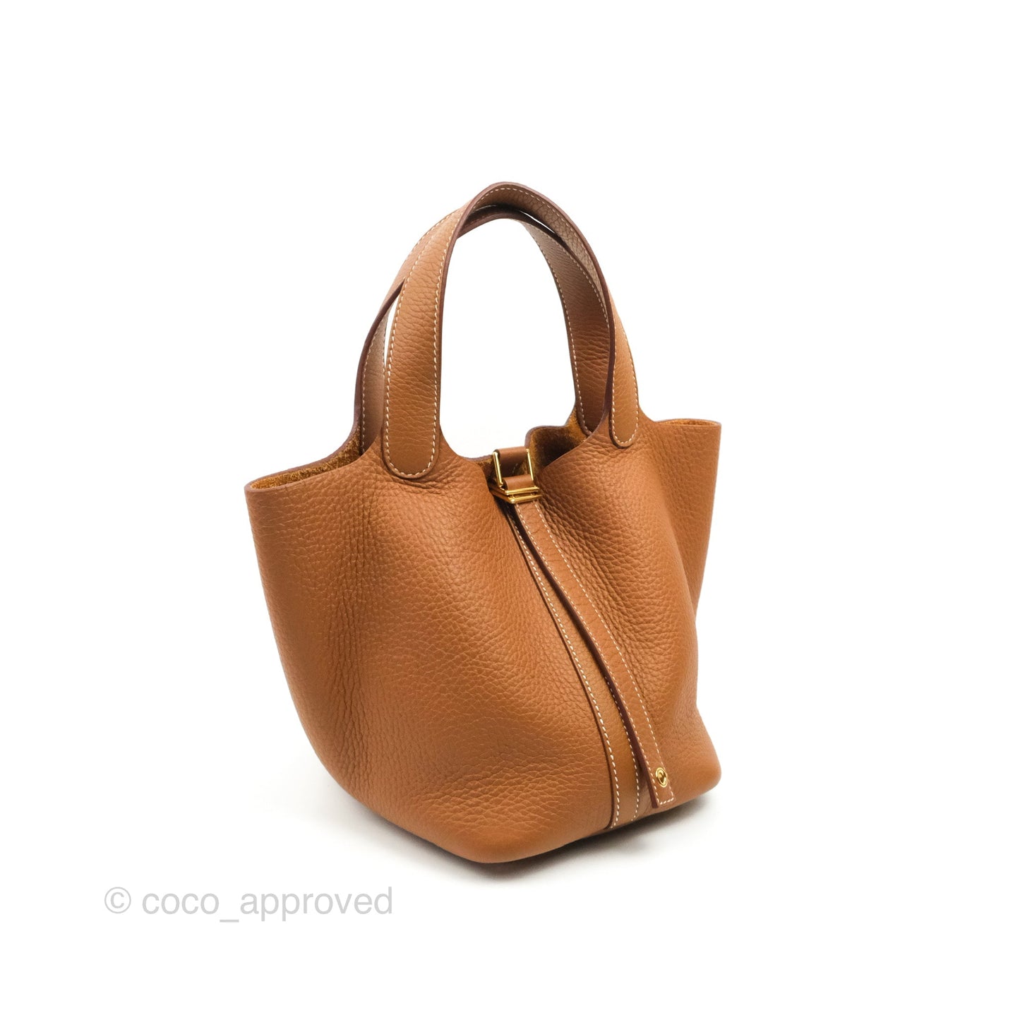 Hermès Picotin Lock 18 PM Gold i Gold Hardware
