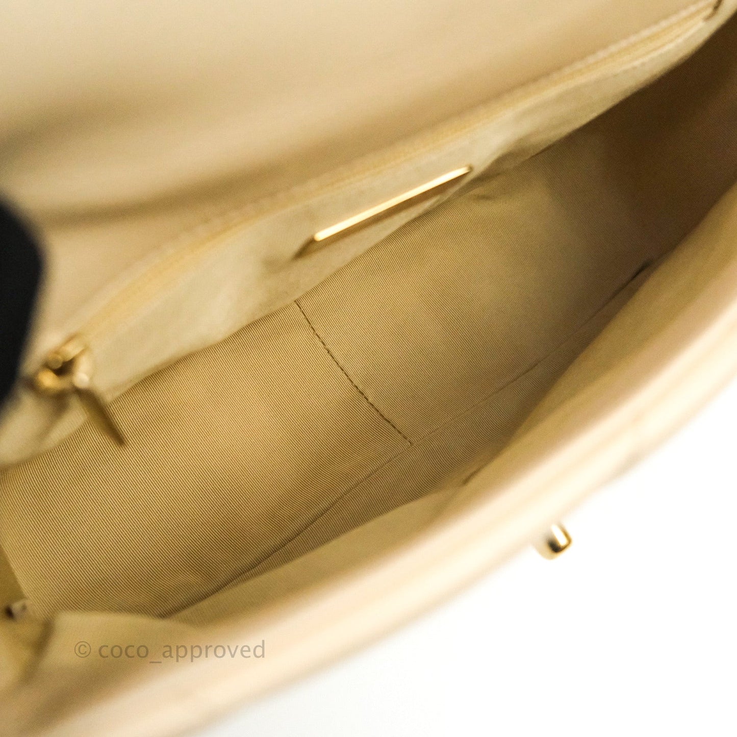Chanel 19 Small Beige Mixed Hardware