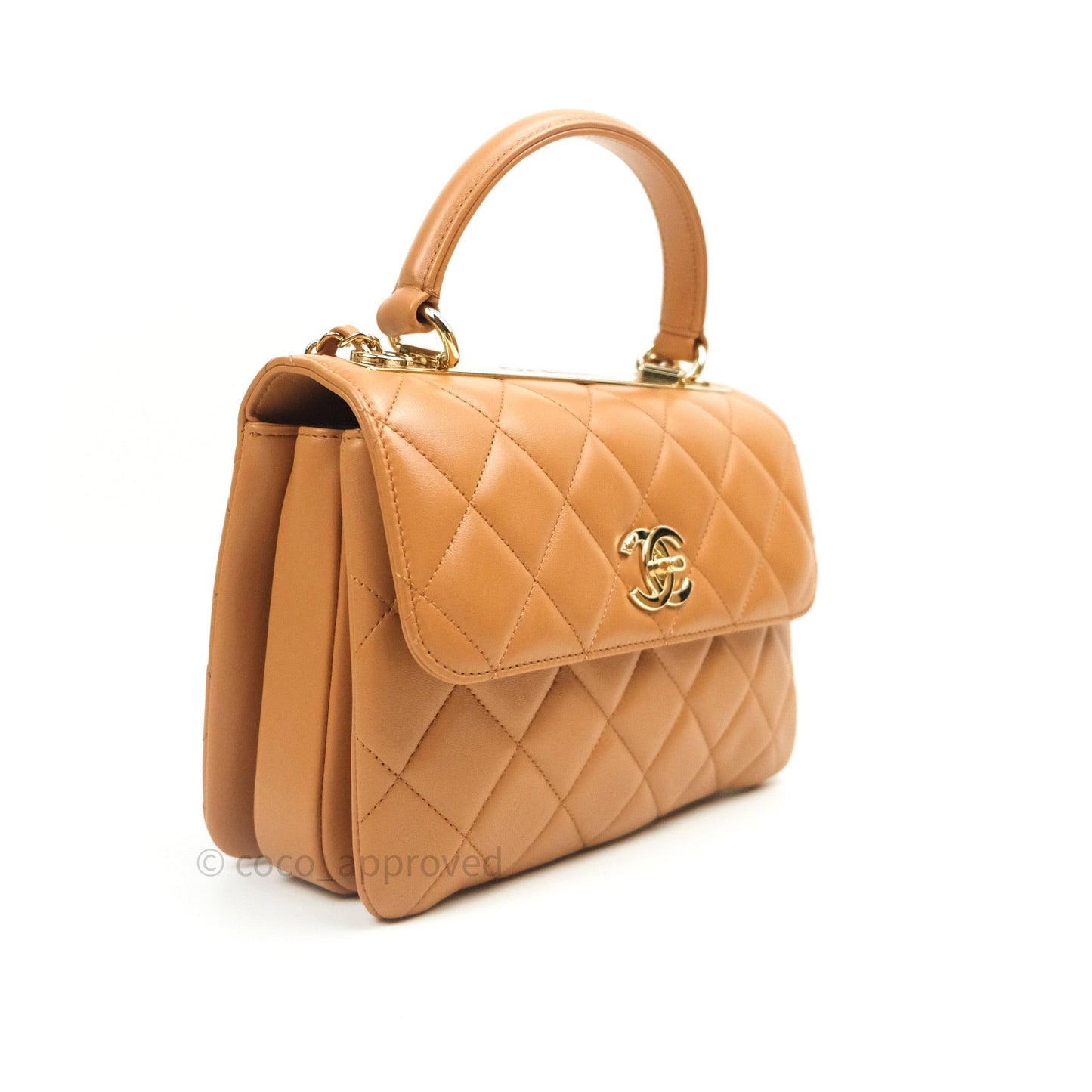 Chanel Trendy CC Small Black Lambskin Gold Hardware