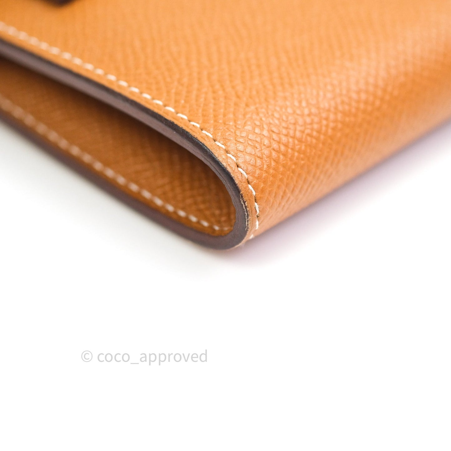 Hermès Epsom Kelly Wallet Gold Palladium Hardware