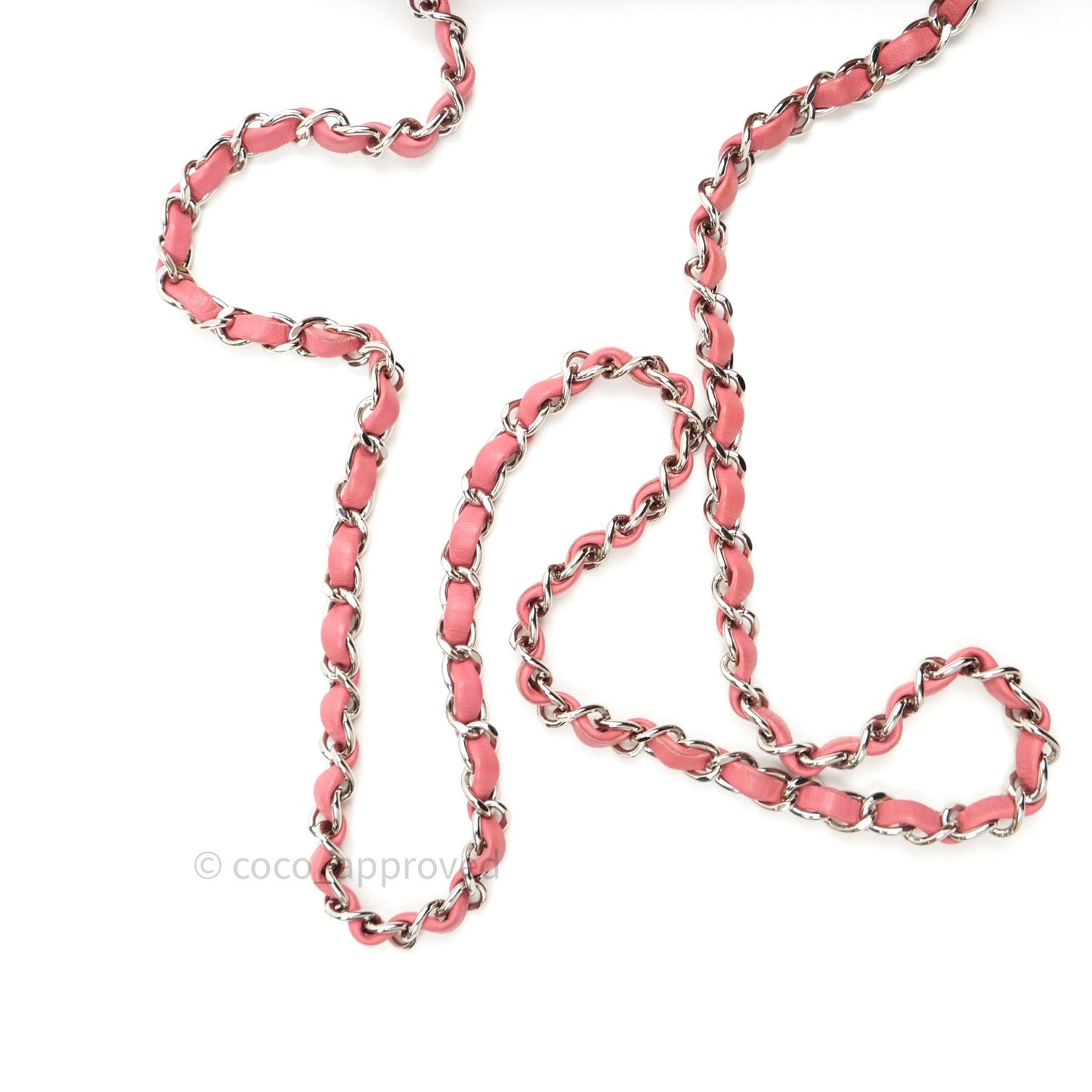 Chanel Quilted Mini Rectangular Pink Lambskin Silver Hardware