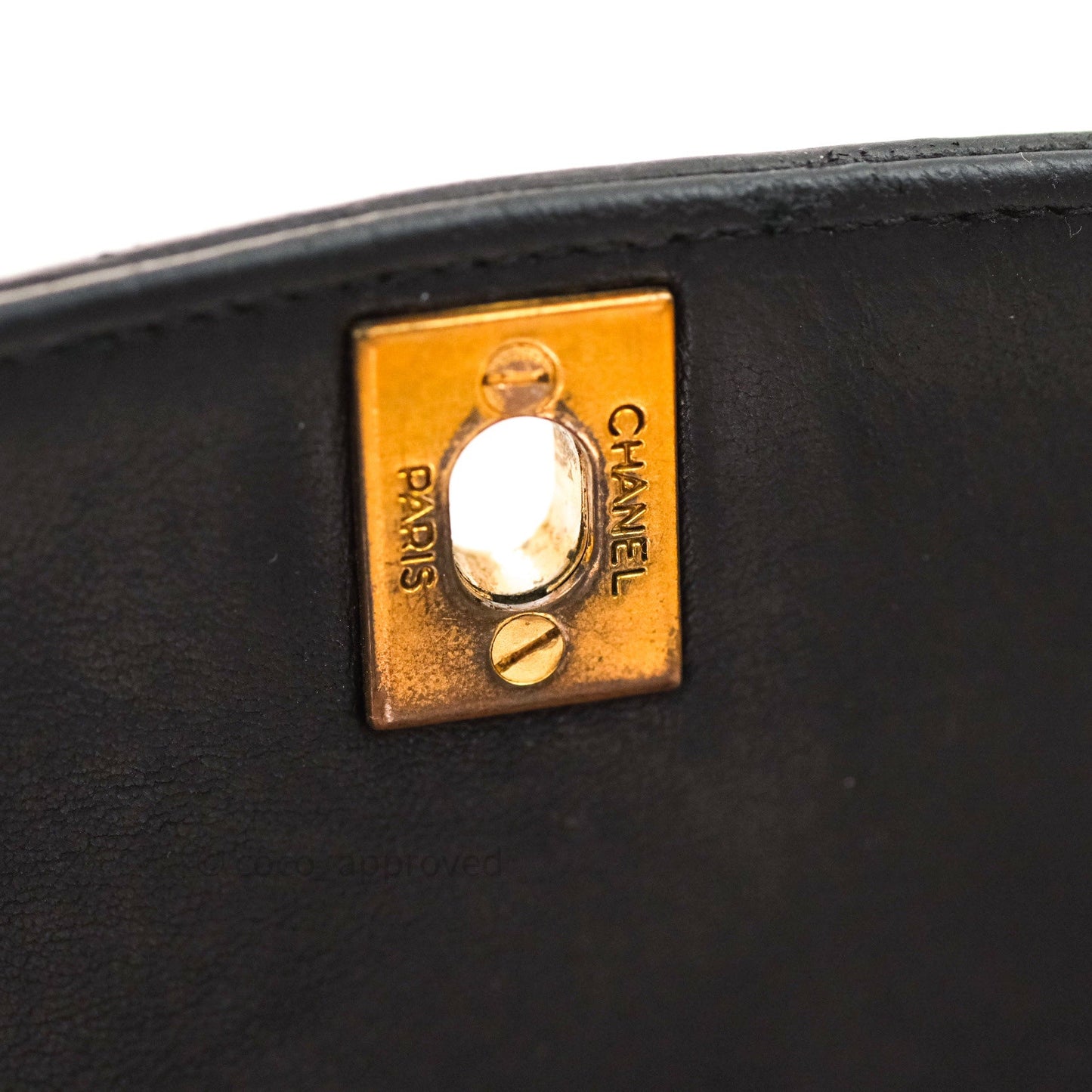 Chanel Black Quilted Lambskin Medium Vintage Classic Diana Flap Bag