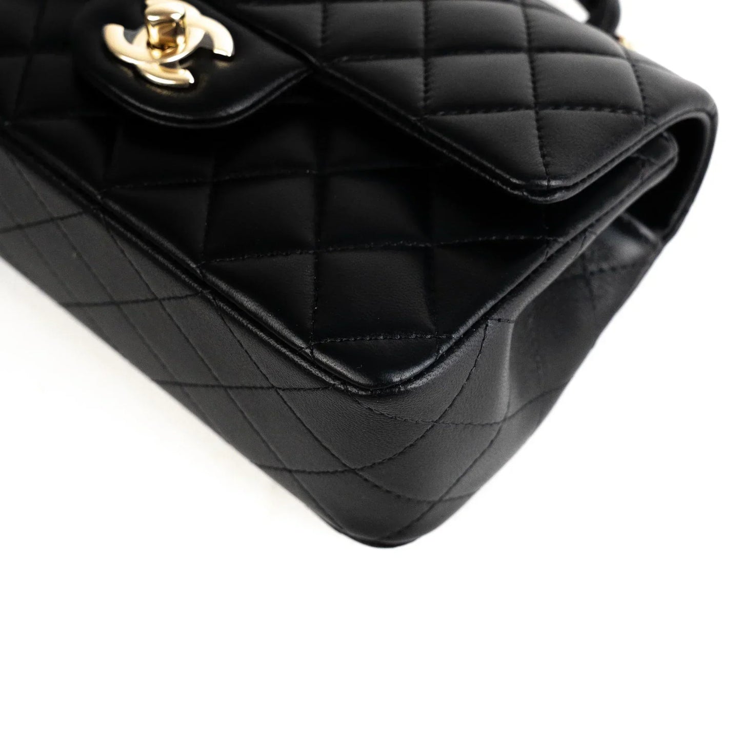 Luxury Chanel Mini with Top Handle Black