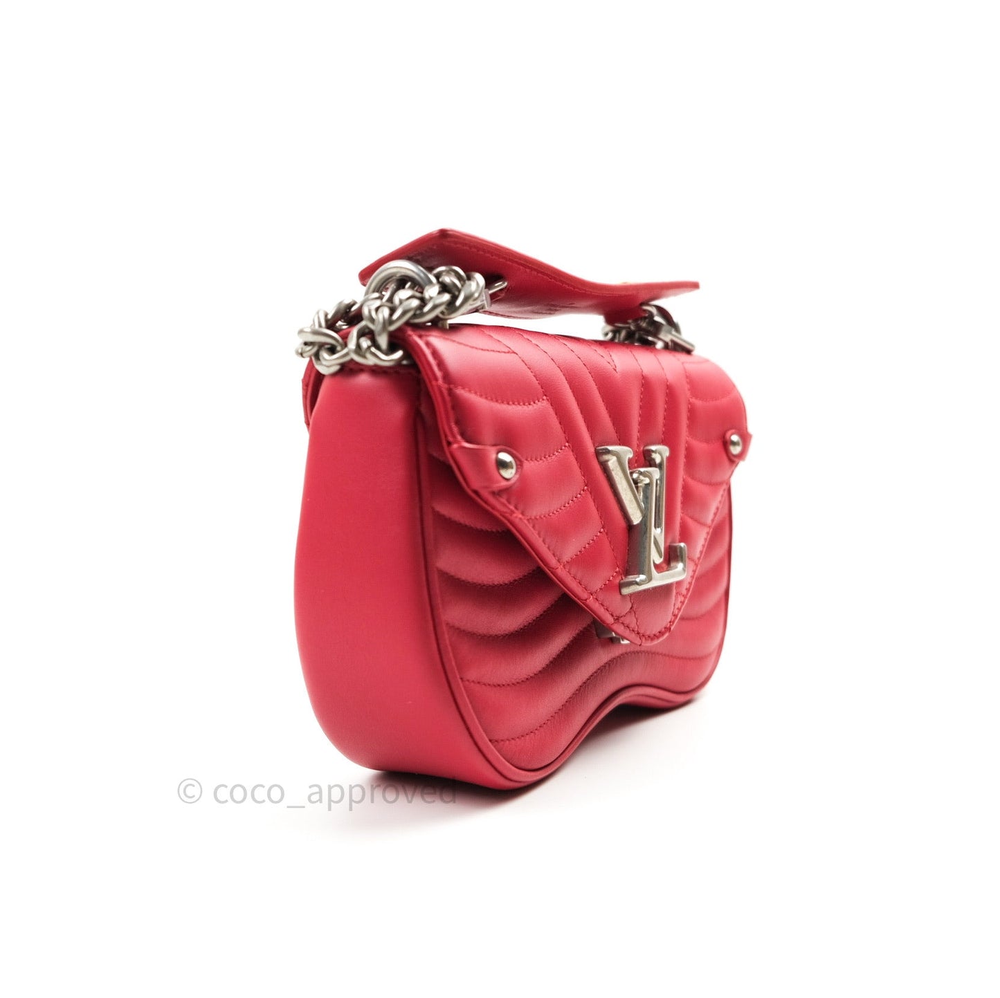 Louis Vuitton New Wave Chain Red Calfskin PM