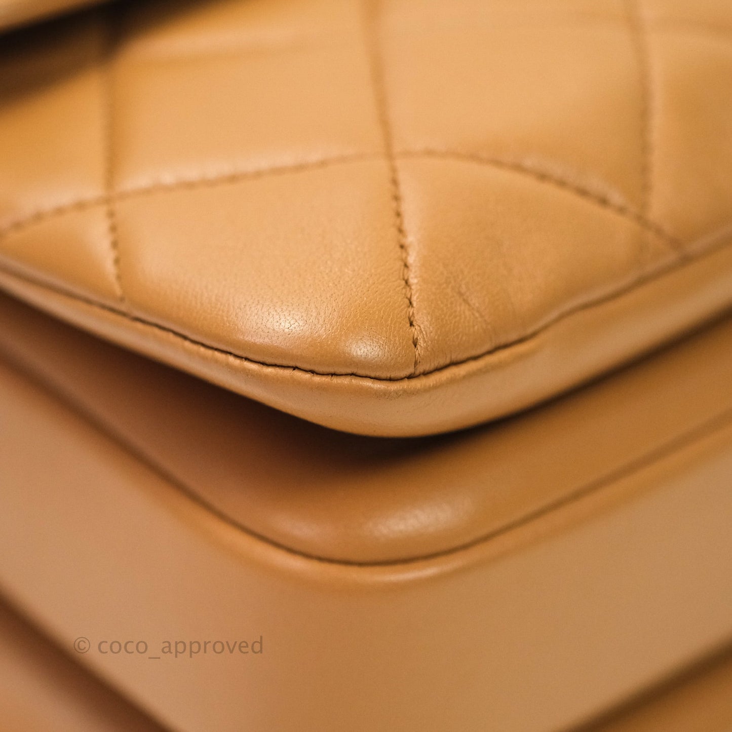 Chanel Trendy CC Small Dark Beige Lambskin Gold Hardware