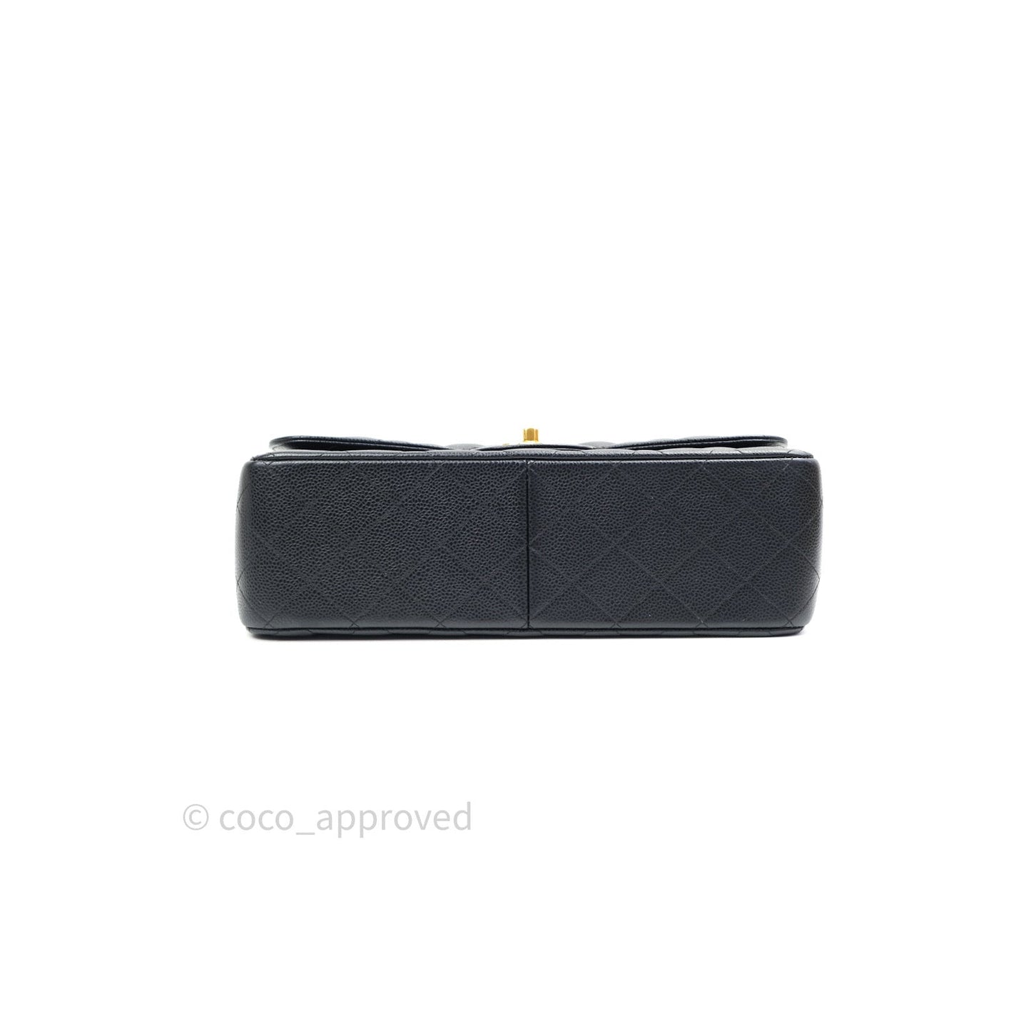 Chanel Jumbo Double Flap Black Caviar Gold Hardware⁣⁣