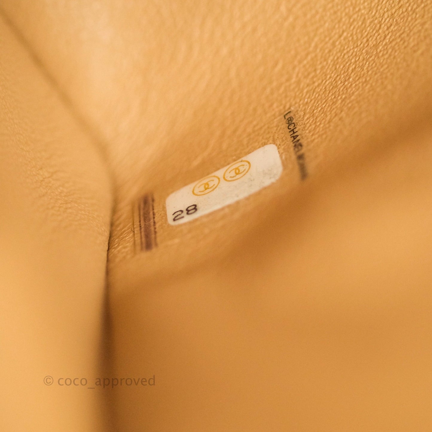 Chanel Quilted Chevron In The City Bag Beige Calfskin Aged Gold Hardware