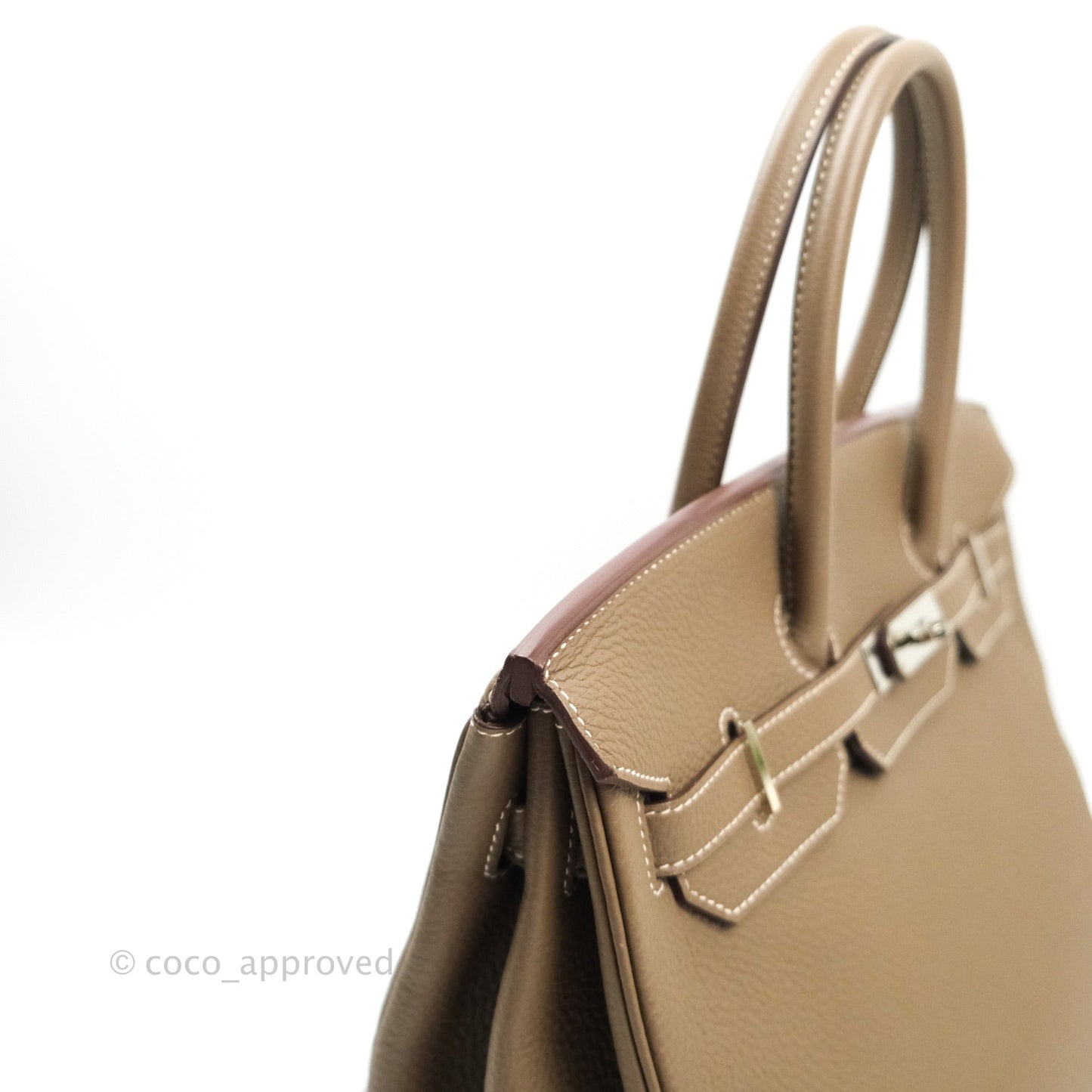 Hermès Birkin 35 Etoupe Togo Palladium Hardware
