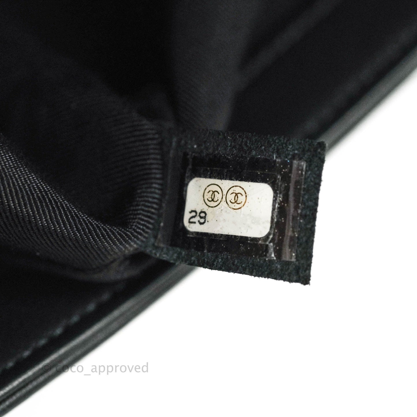 Chanel Chevron Medium Boy Bag Black Calfskin Gold Hardware
