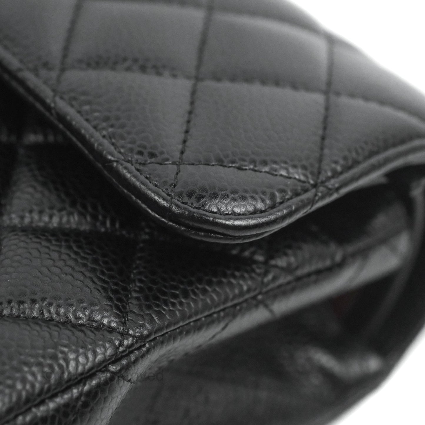 Chanel Quilted Small Classic Flap Black Caviar Gold Hardware