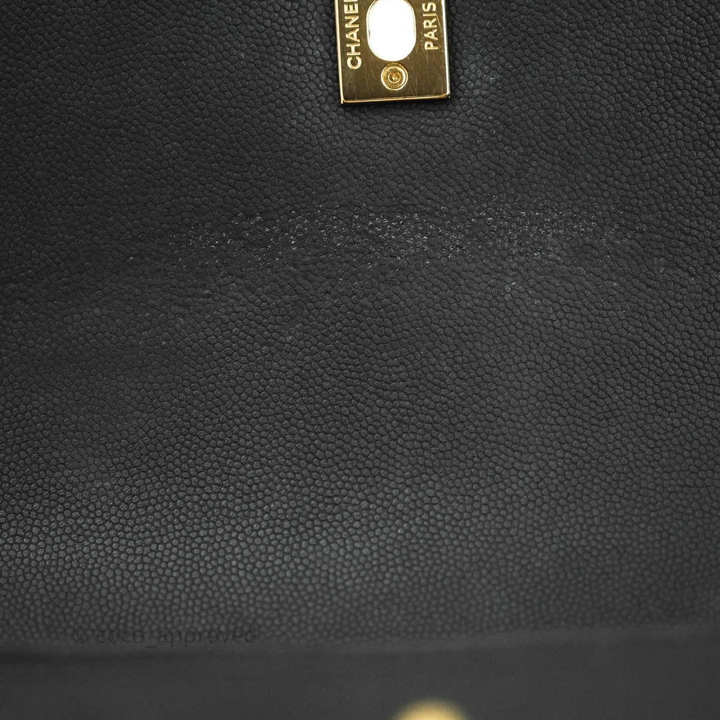 Chanel Quilted Medium Business Affinity Flap Black Caviar Light Gold Hardware
