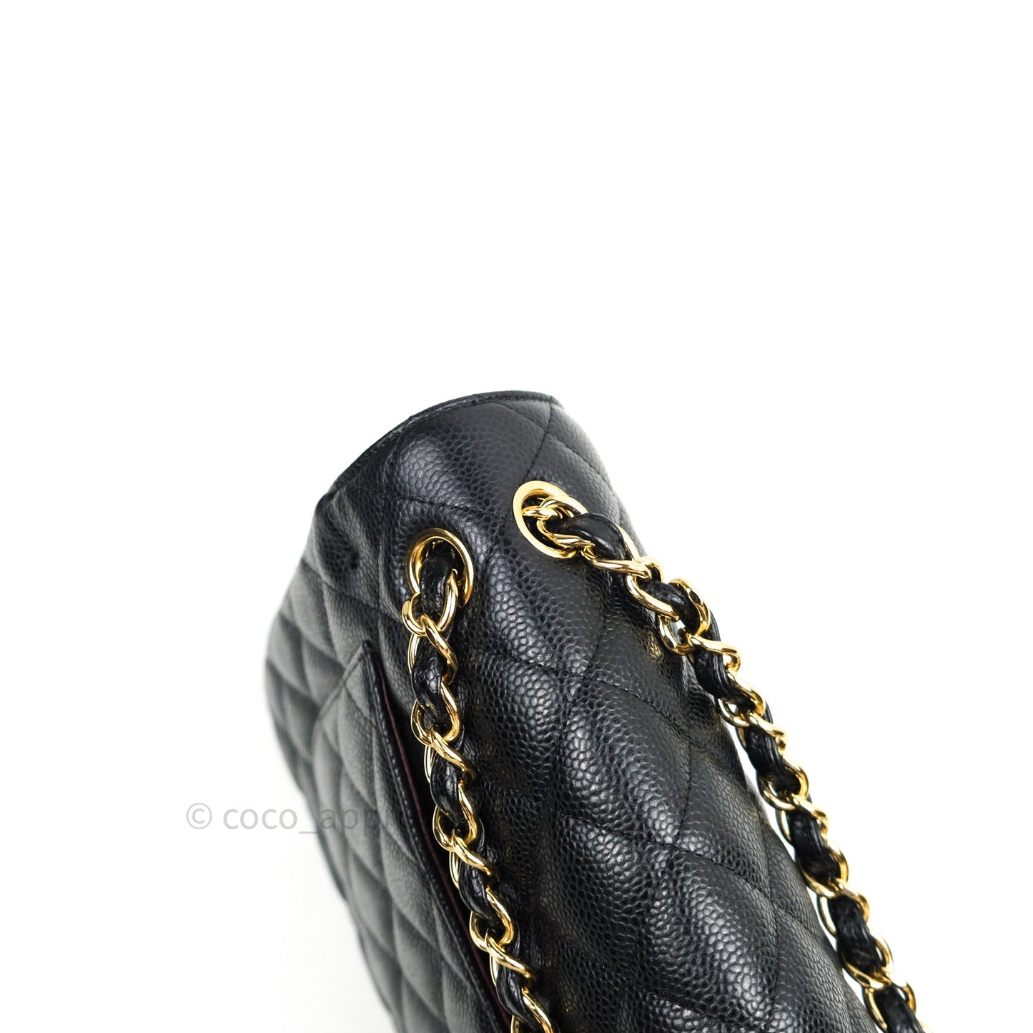 Chanel Classic Jumbo Double Flap Black Caviar Gold Hardware⁣⁣