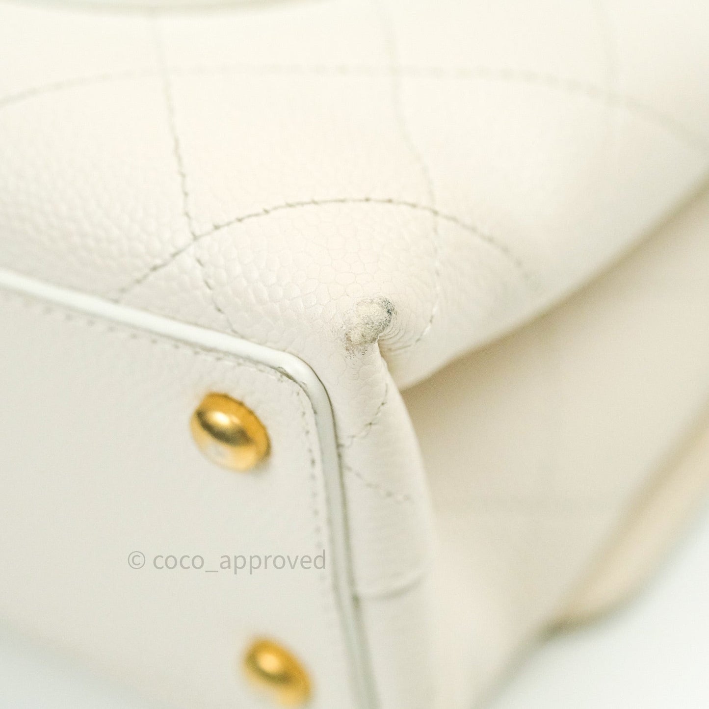 Chanel Chic Affinity Medium Grained Calfskin White Gold Hardware