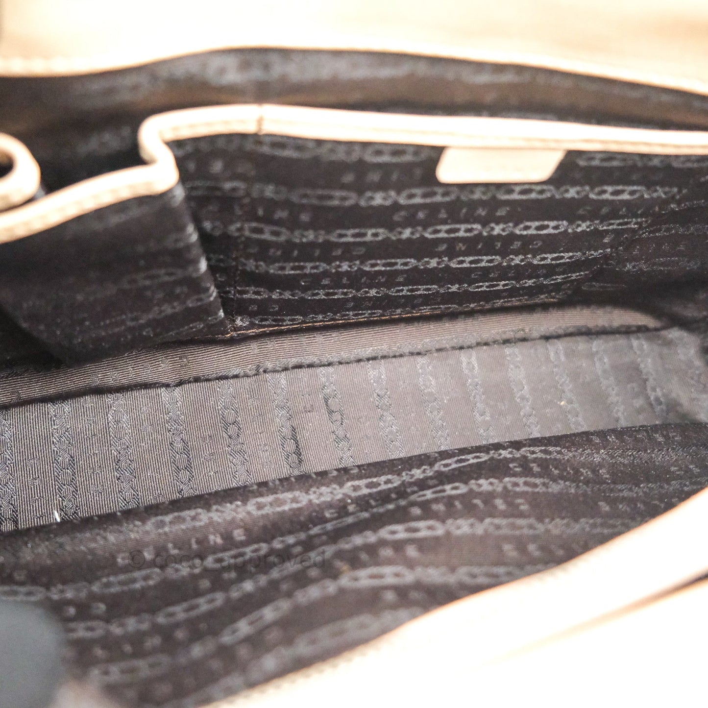 Céline Cream Boogie Handbag Vintage