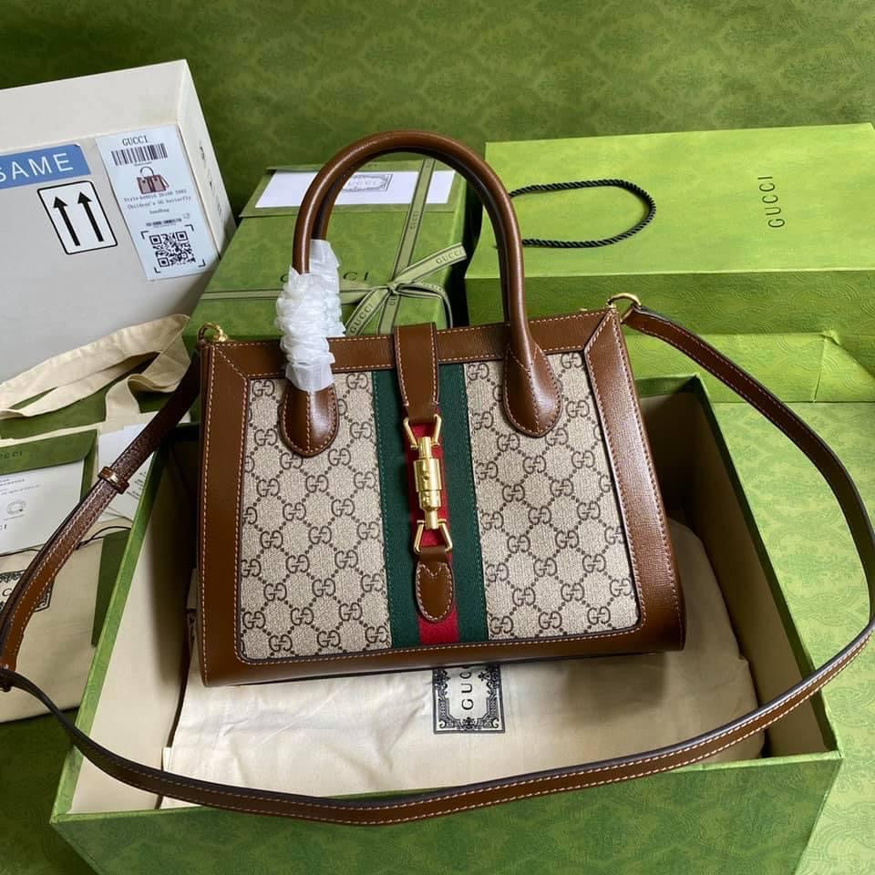Luxury Gucci Jackie 1961 Medium Tote Bag