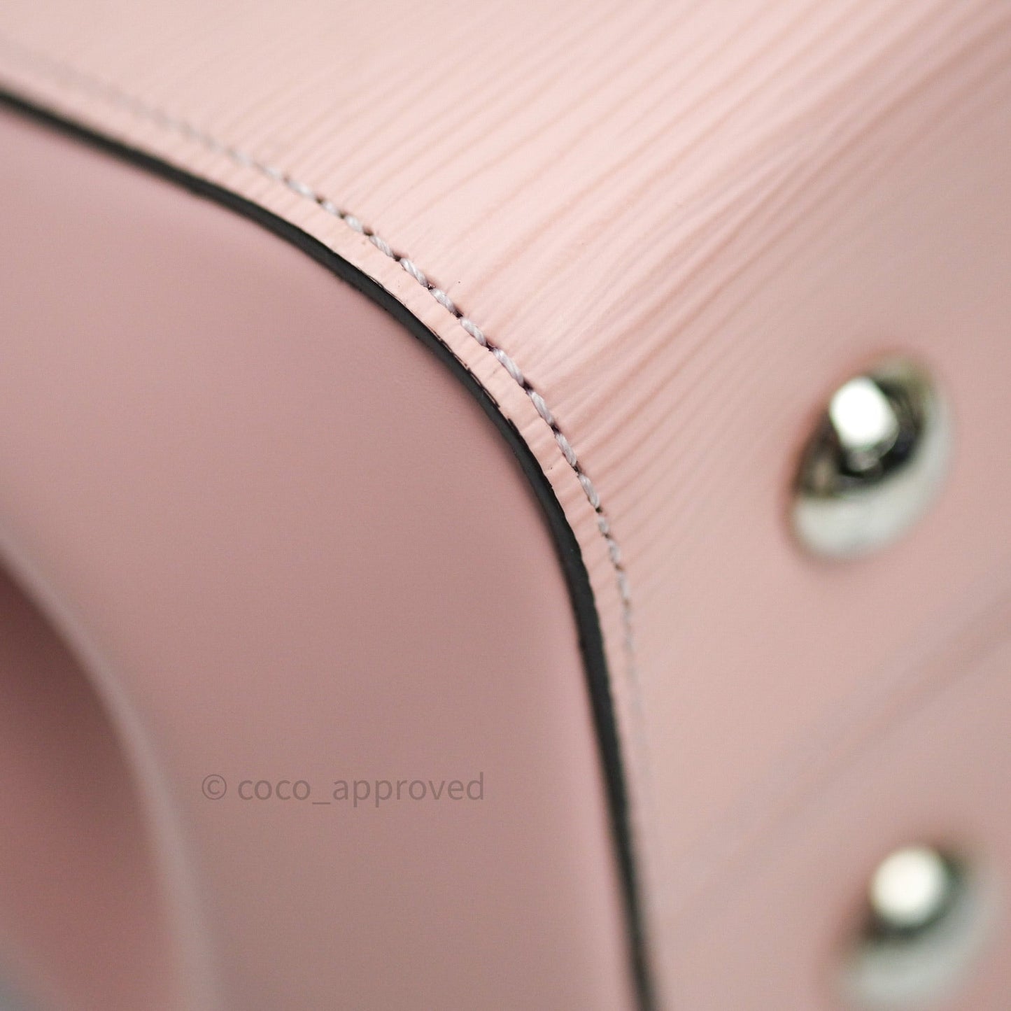 Louis Vuitton Epi Cluny MM Rose Ballerine