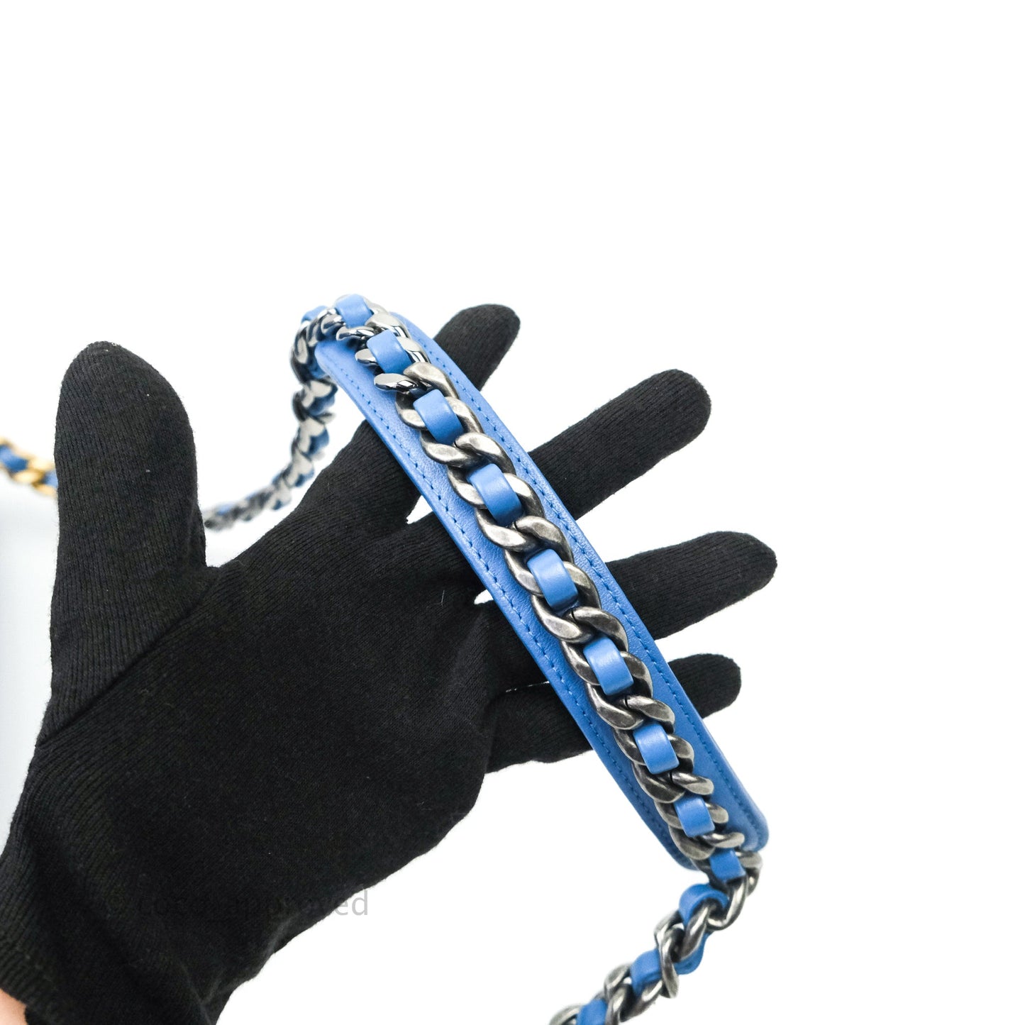 Chanel 19 Small Blue Mixed Hardware