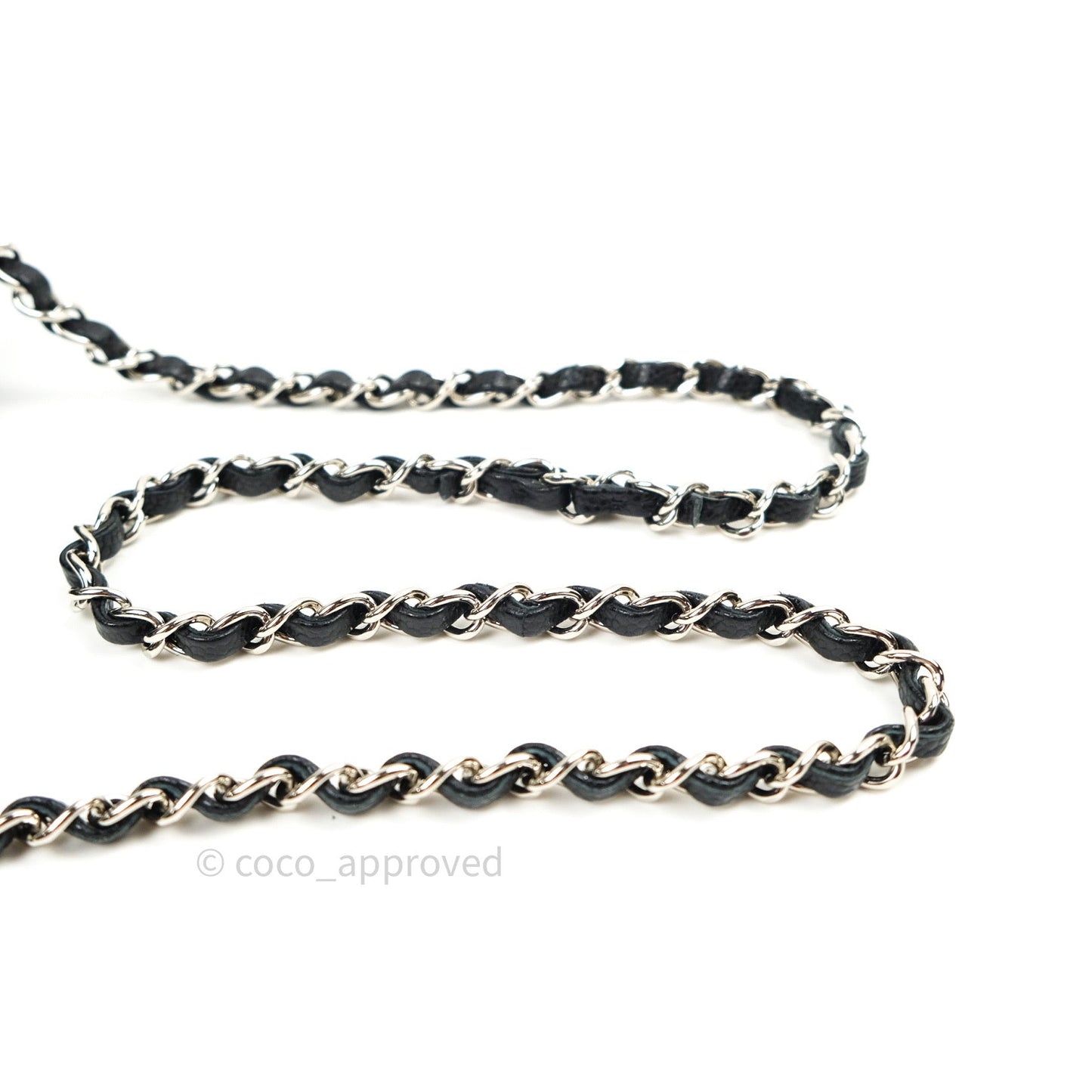 Chanel Classic Small S/M Flap Black Caviar Silver Hardware