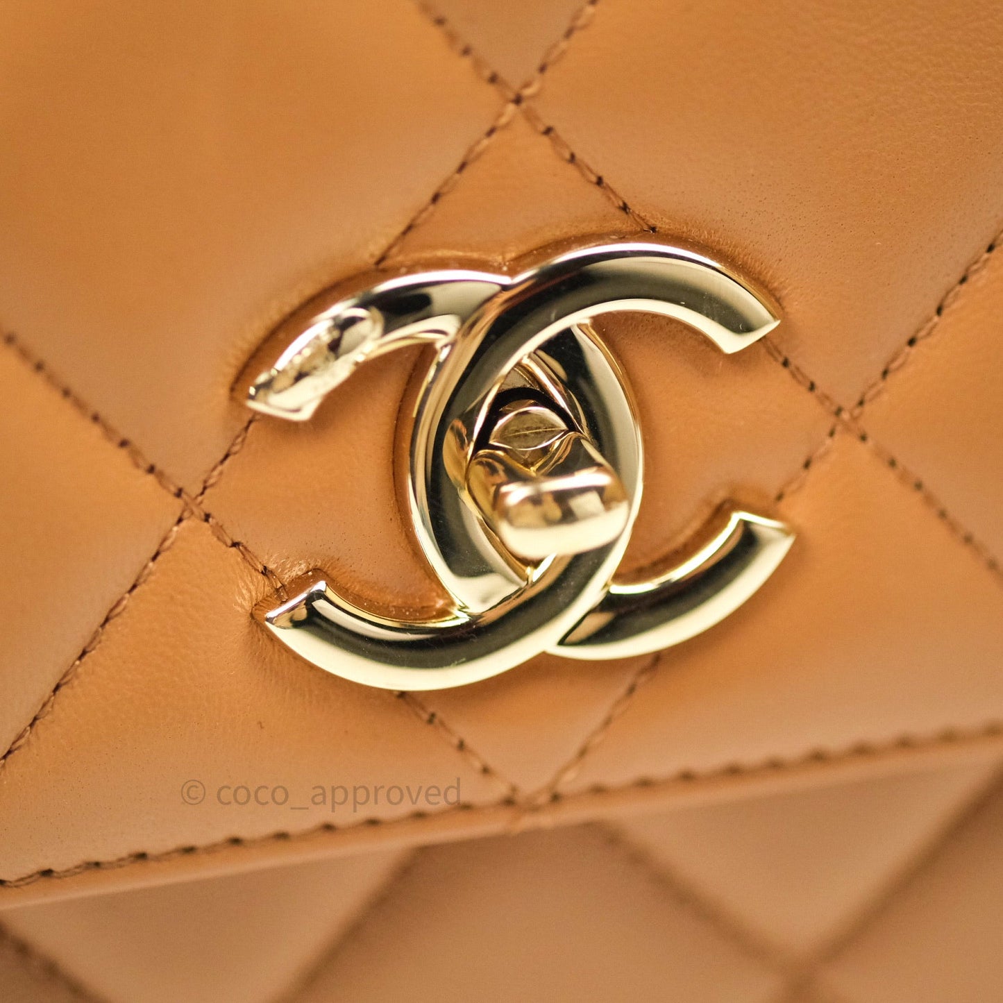 Chanel Trendy CC Small Black Lambskin Gold Hardware