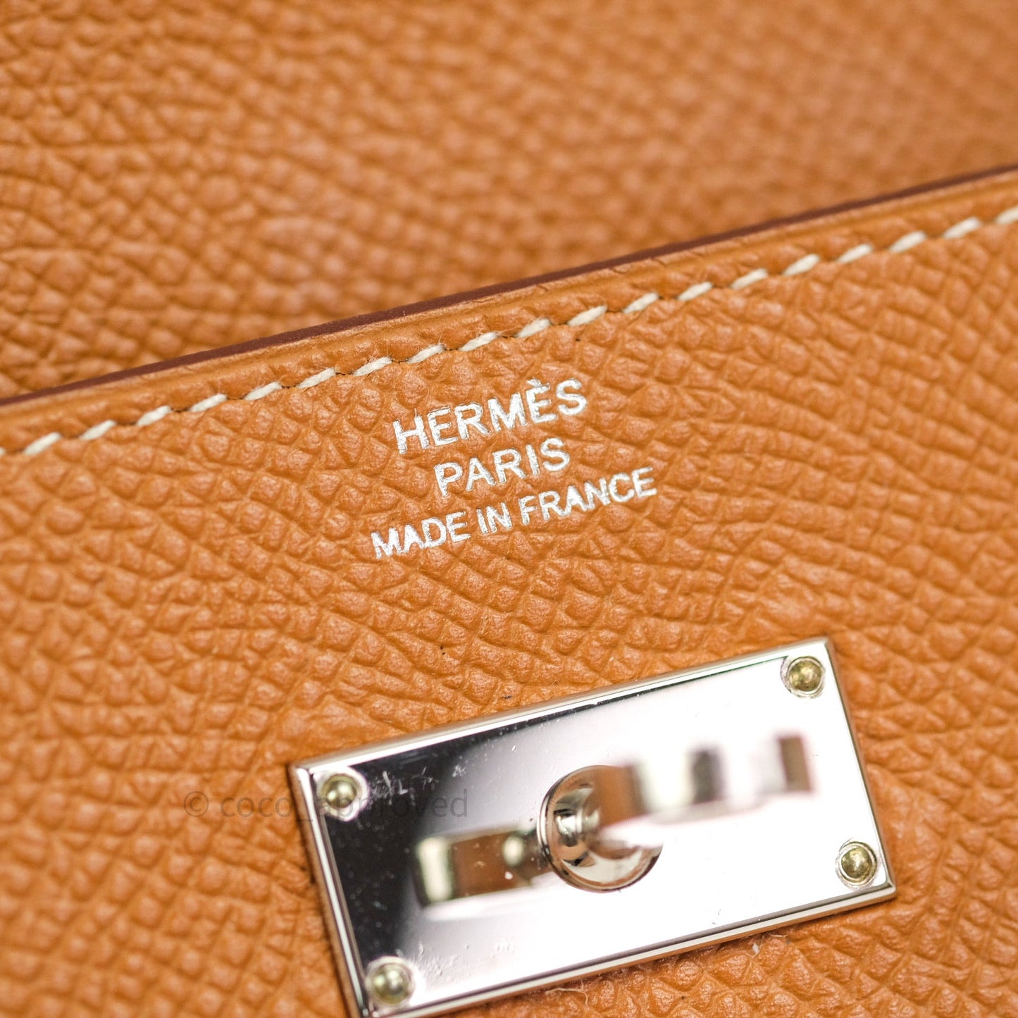 Hermès Epsom Kelly Wallet Gold Palladium Hardware