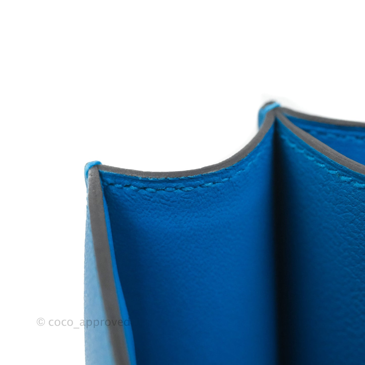Hermès Constance 24 Bleu Frida Evercolor Gold Hardware