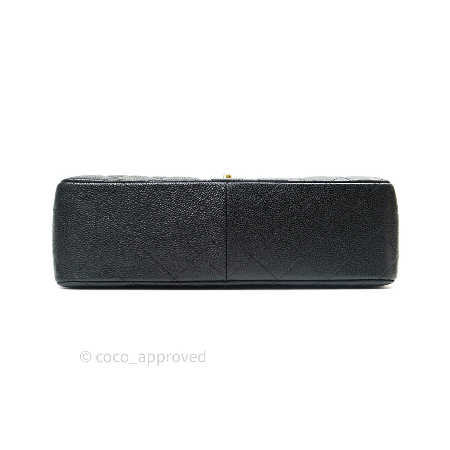 Chanel Jumbo Single Flap Black Caviar Gold Hardware⁣⁣