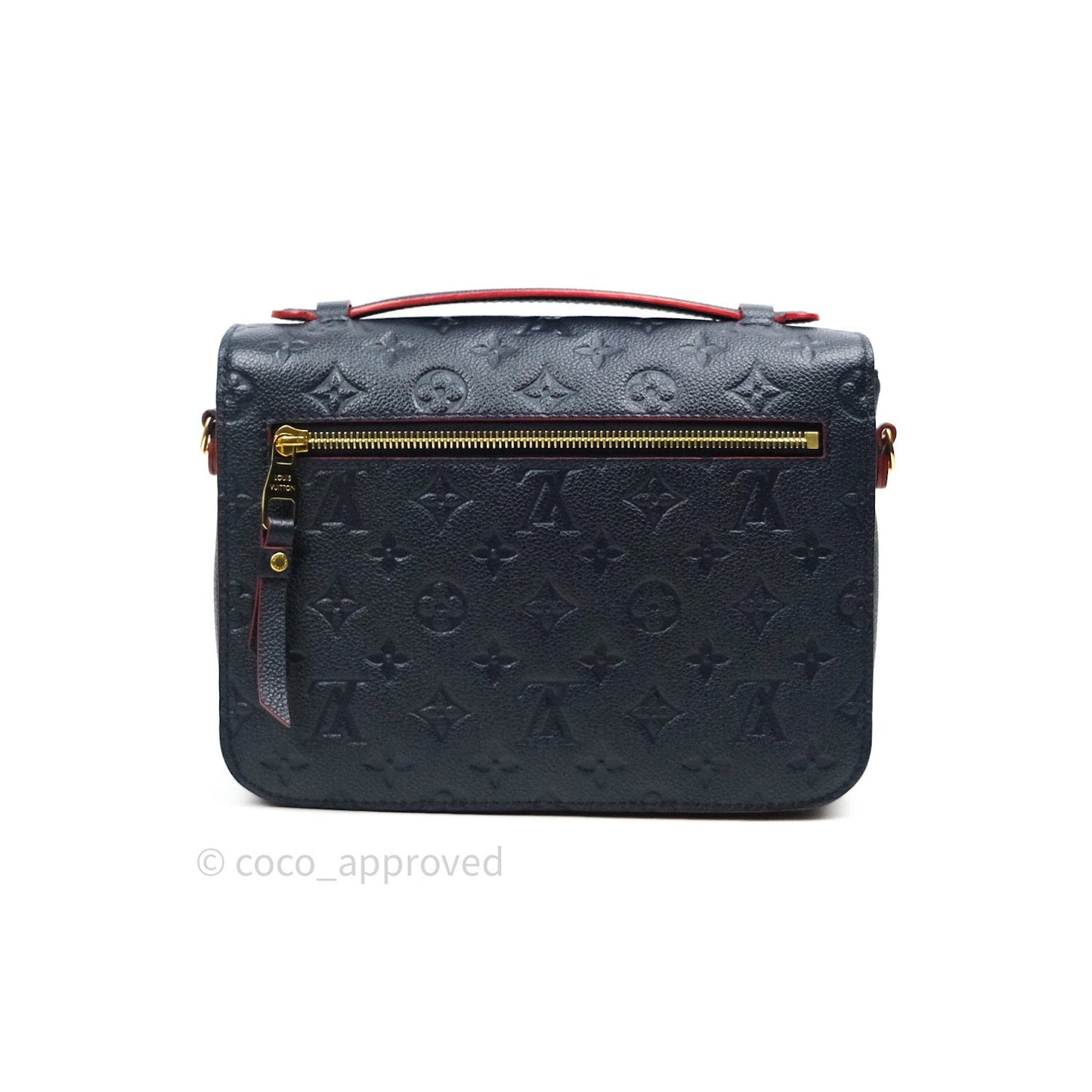 Louis Vuitton Empreinte Pochette Metis Marine Rouge