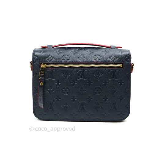 Louis Vuitton Empreinte Pochette Metis Marine Rouge