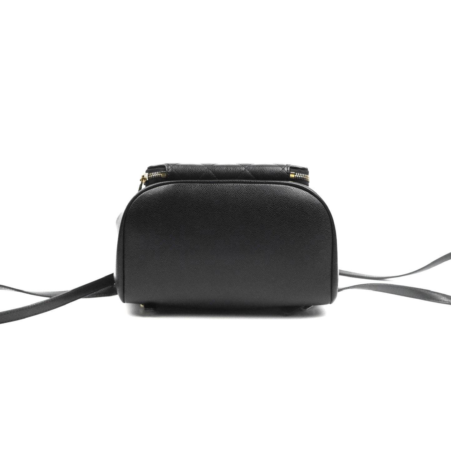 Chanel Quilted Business Affinity Backpack Black Caviar Gold Hardware