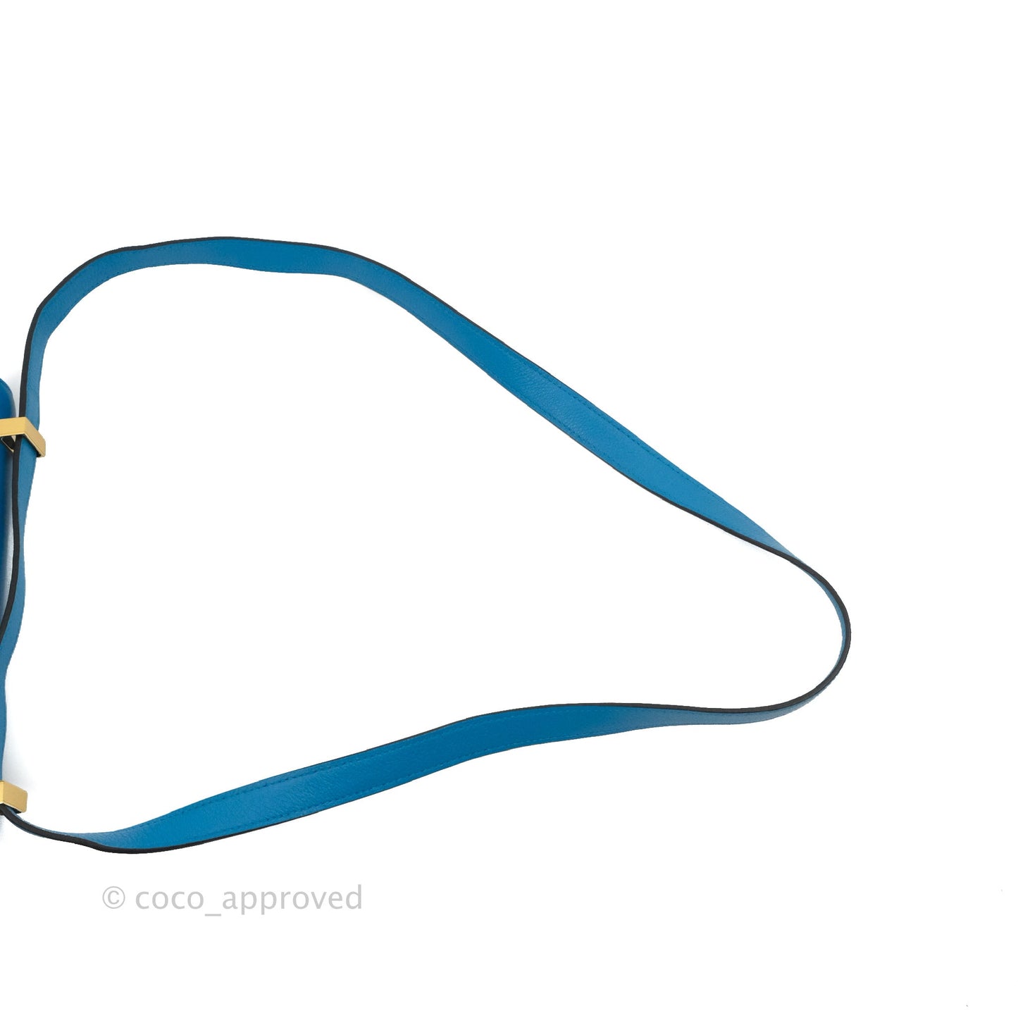 Hermès Constance 24 Bleu Frida Evercolor Gold Hardware
